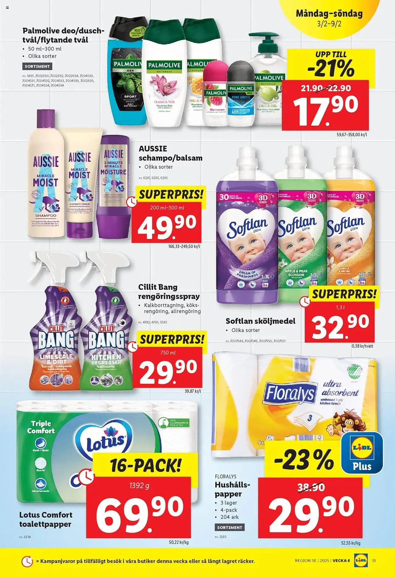 Lidl reklamblad från 3 februari till 9 februari 2025 - Reklamblad sidor 16