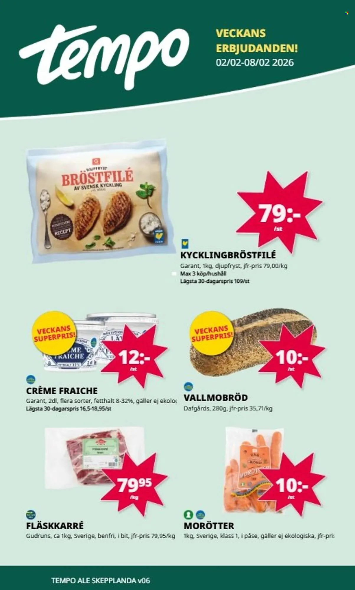 Tempo reklamblad från 2 februari till 8 februari 2026 - Reklamblad sidor 1