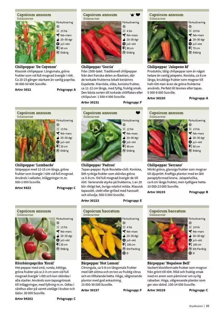 Frökatalog 2025! från 23 januari till 31 december 2025 - Reklamblad sidor 83
