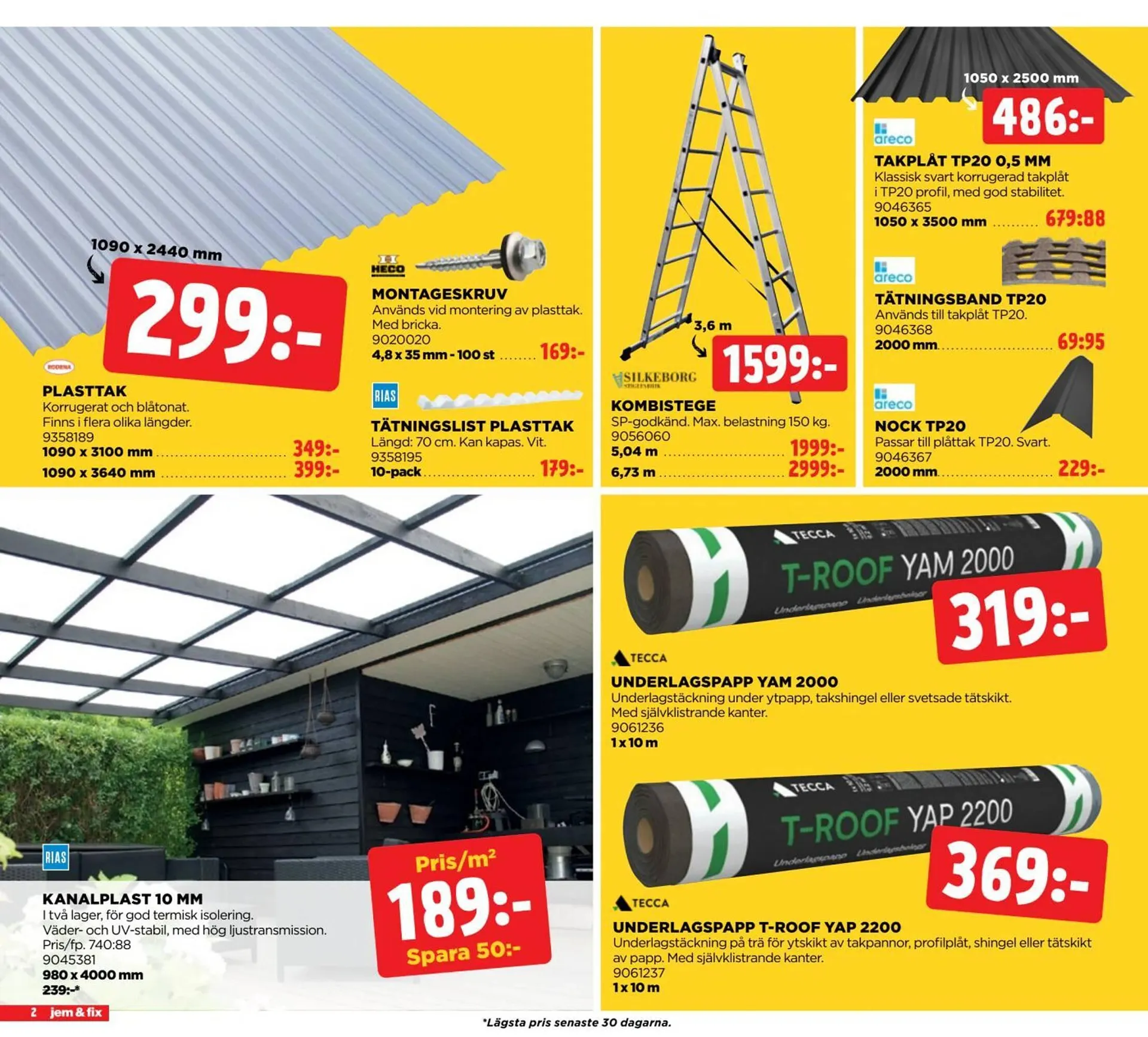 Jem&Fix reklamblad från 25 augusti till 7 september 2025 - Reklamblad sidor 2