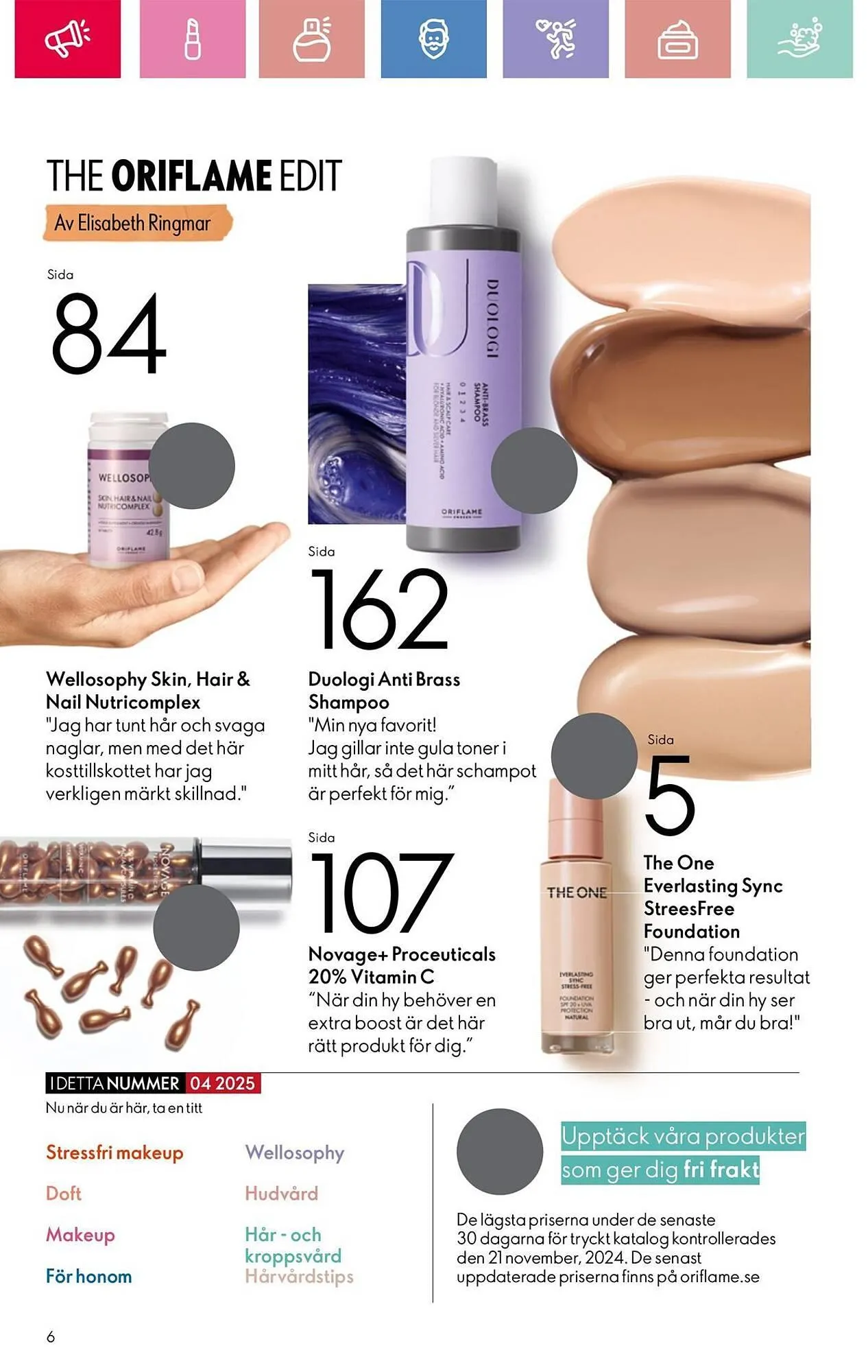 Oriflame reklamblad från 10 mars till 29 mars 2025 - Reklamblad sidor 6