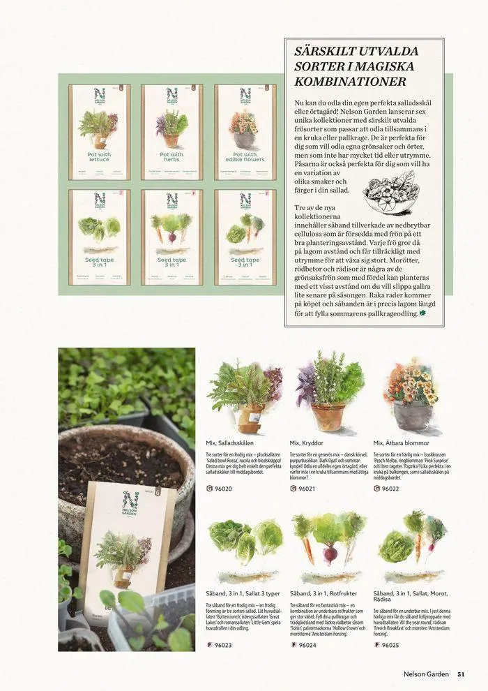 Nelson Gardens frökatalog 2024 är här! från 6 mars till 31 december 2024 - Reklamblad sidor 51