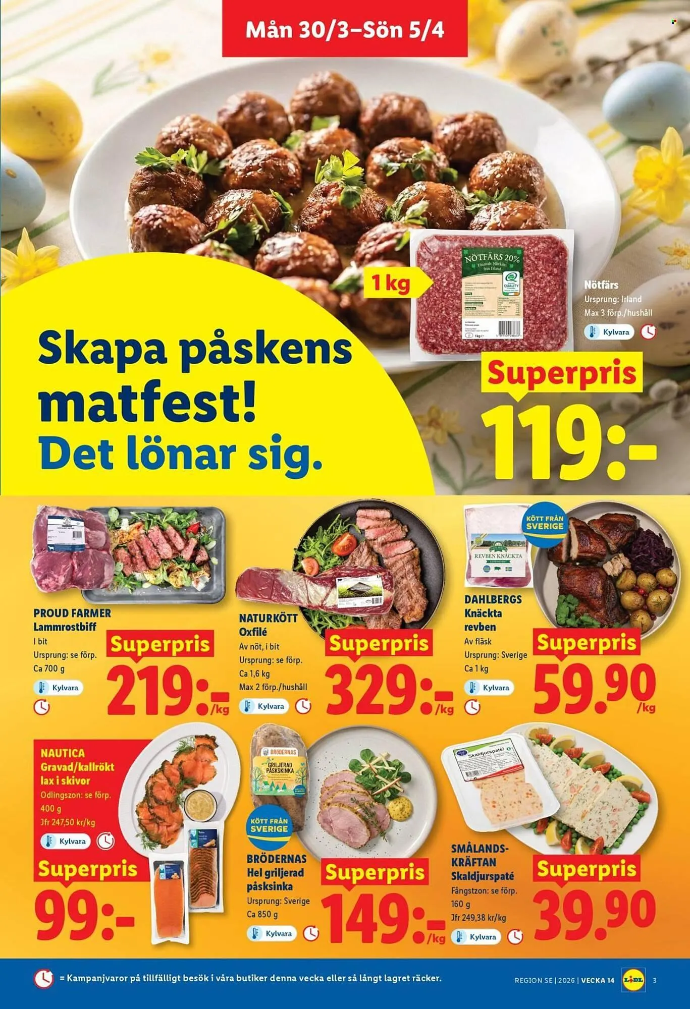 Lidl reklamblad från 30 mars till 5 april 2026 - Reklamblad sidor 3