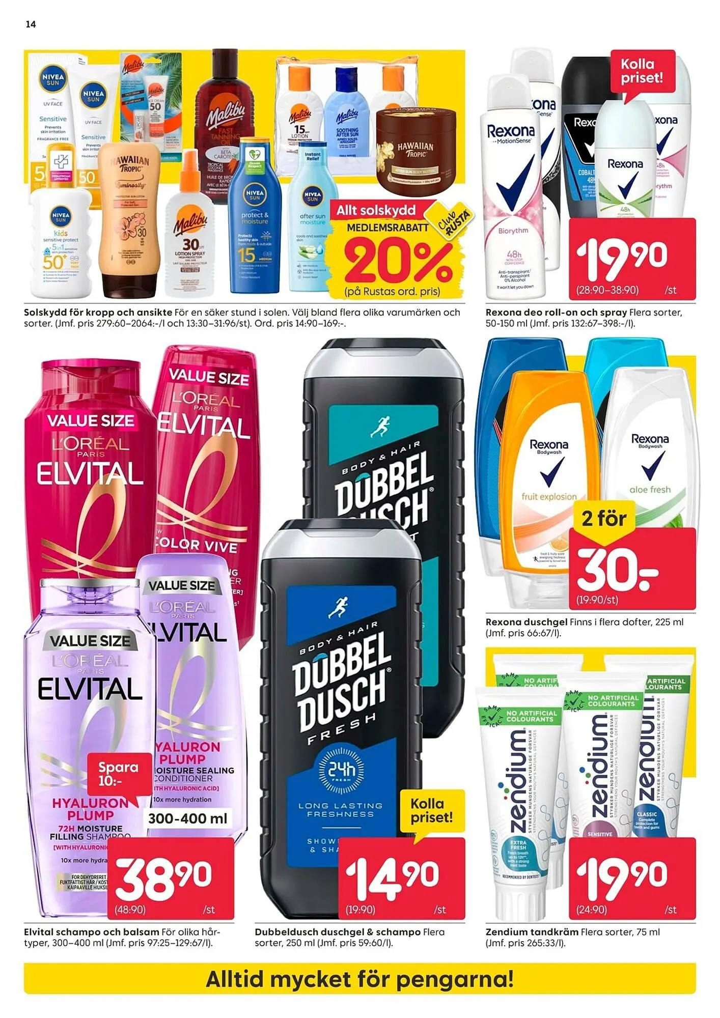 Rusta reklamblad från 16 juni till 22 juni 2025 - Reklamblad sidor 14
