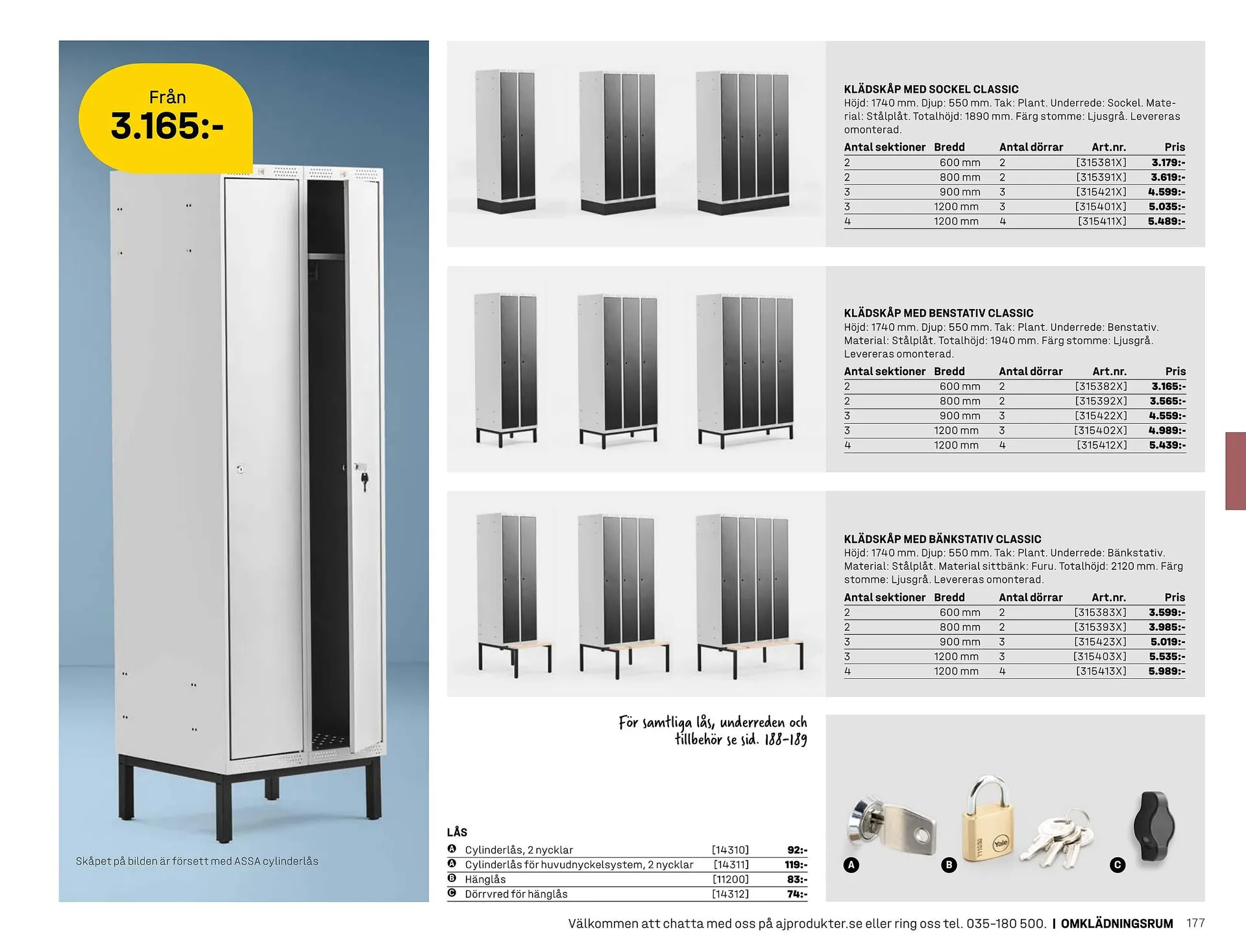 AJ Produkter reklamblad från 1 januari till 31 december 2025 - Reklamblad sidor 177