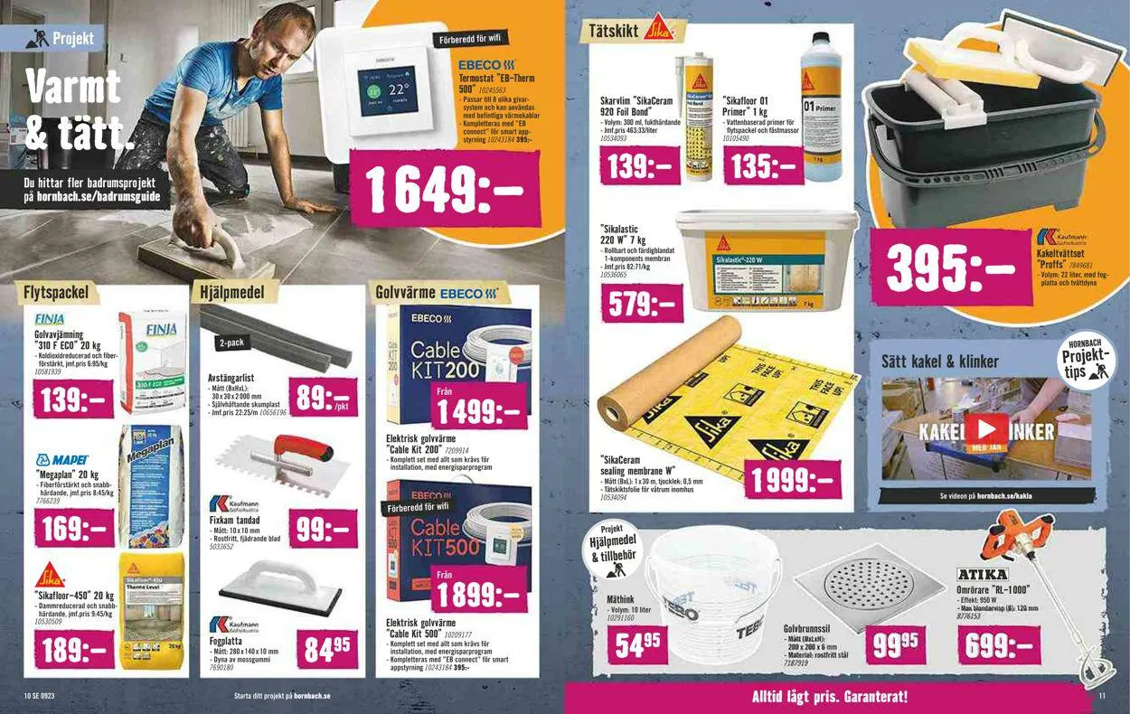 Hornbach från 1 september till 30 september 2023 - Reklamblad sidor 6