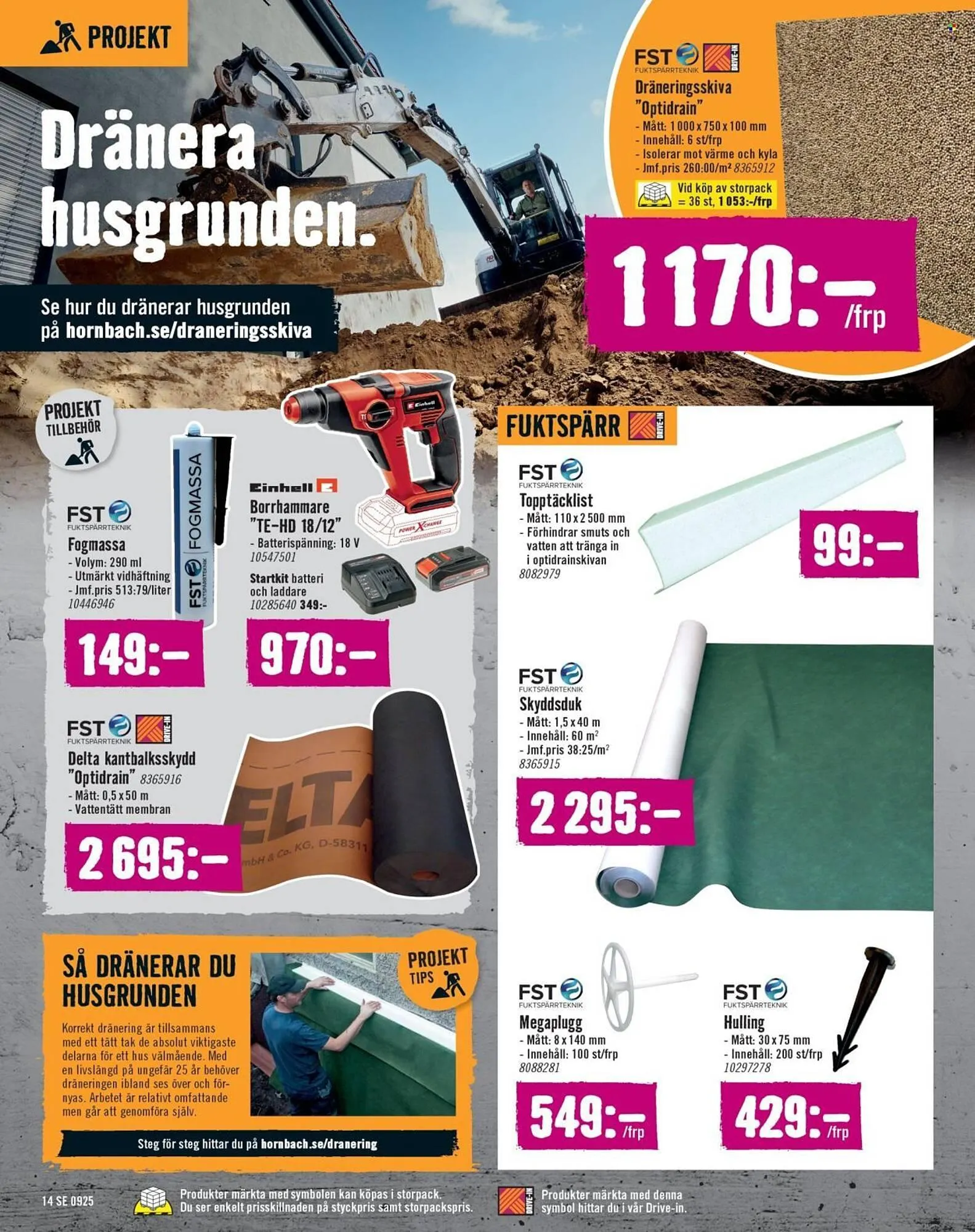 Hornbach reklamblad från 31 augusti till 24 september 2025 - Reklamblad sidor 14
