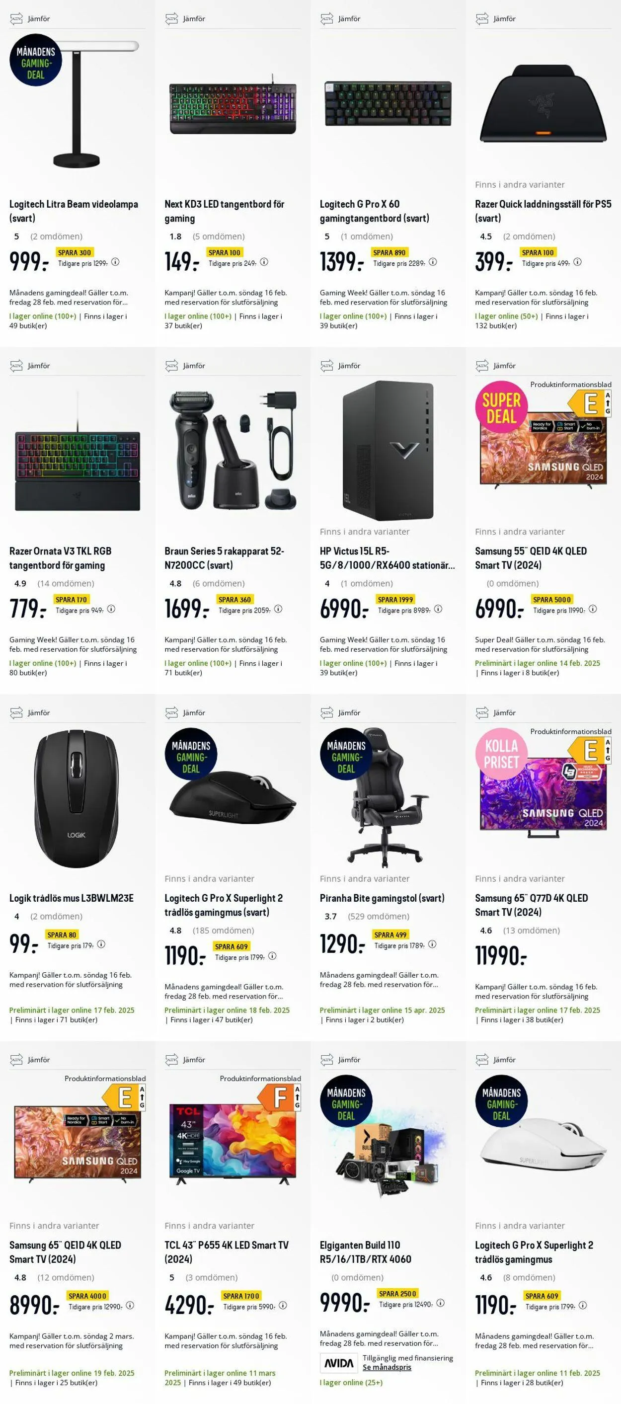 Elgiganten från 10 februari till 16 februari 2025 - Reklamblad sidor 15