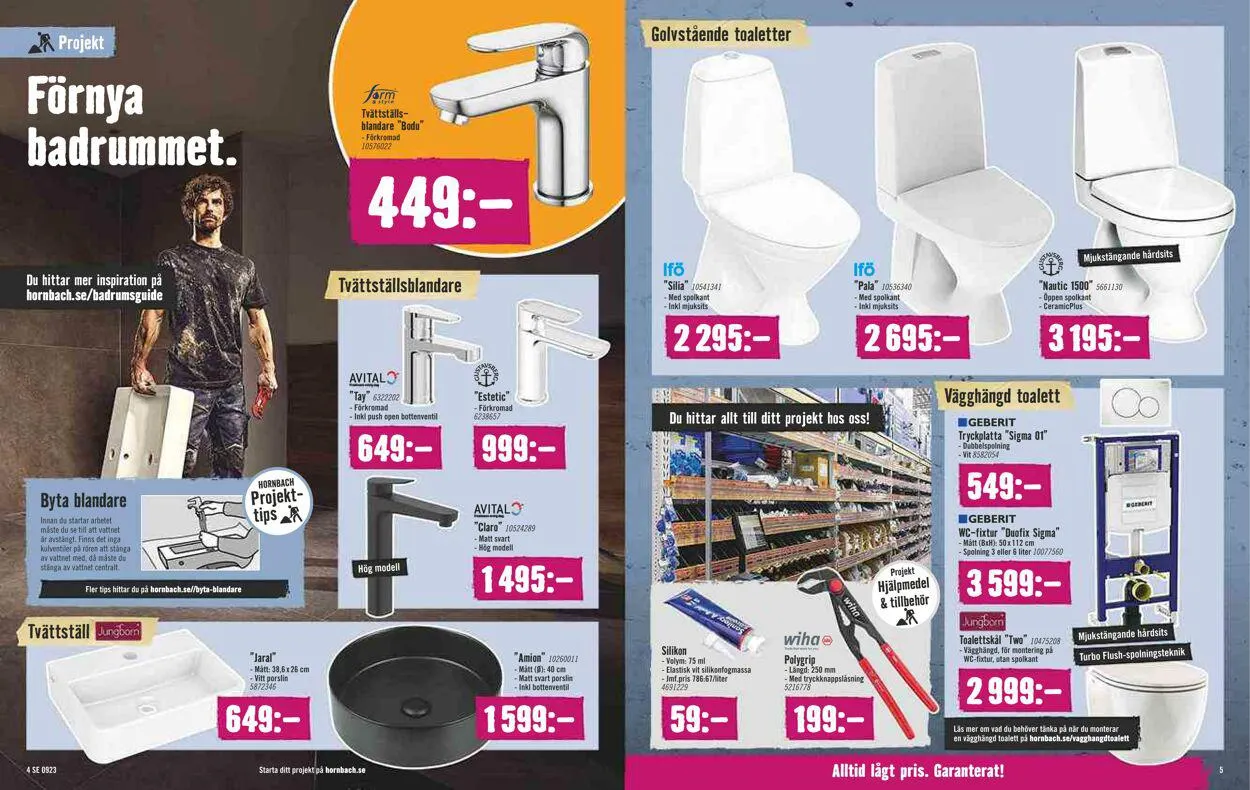 Hornbach från 1 september till 30 september 2023 - Reklamblad sidor 3