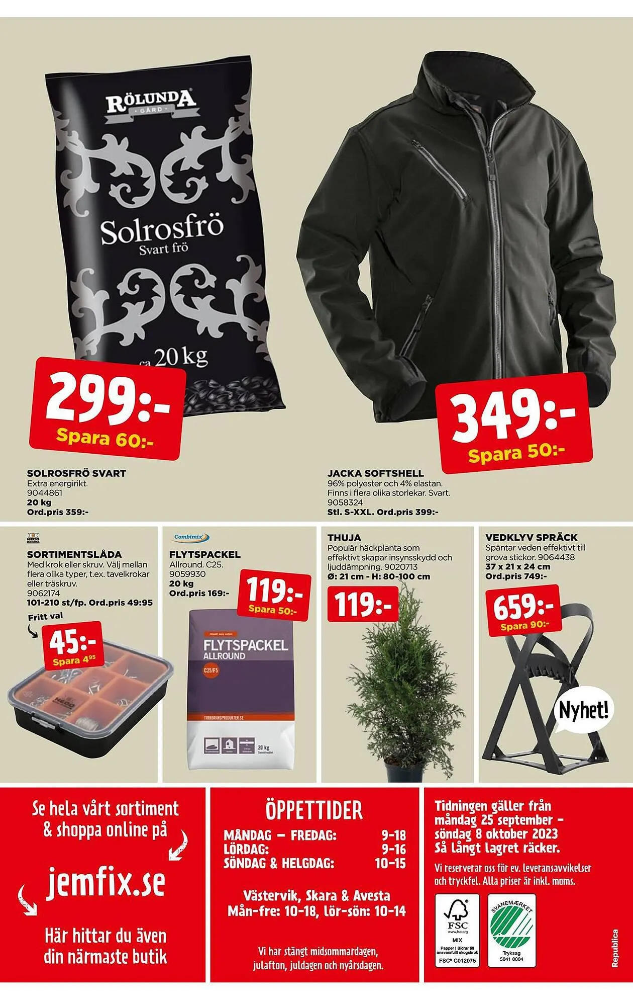 Jem&Fix reklamblad från 24 september till 8 oktober 2023 - Reklamblad sidor 12