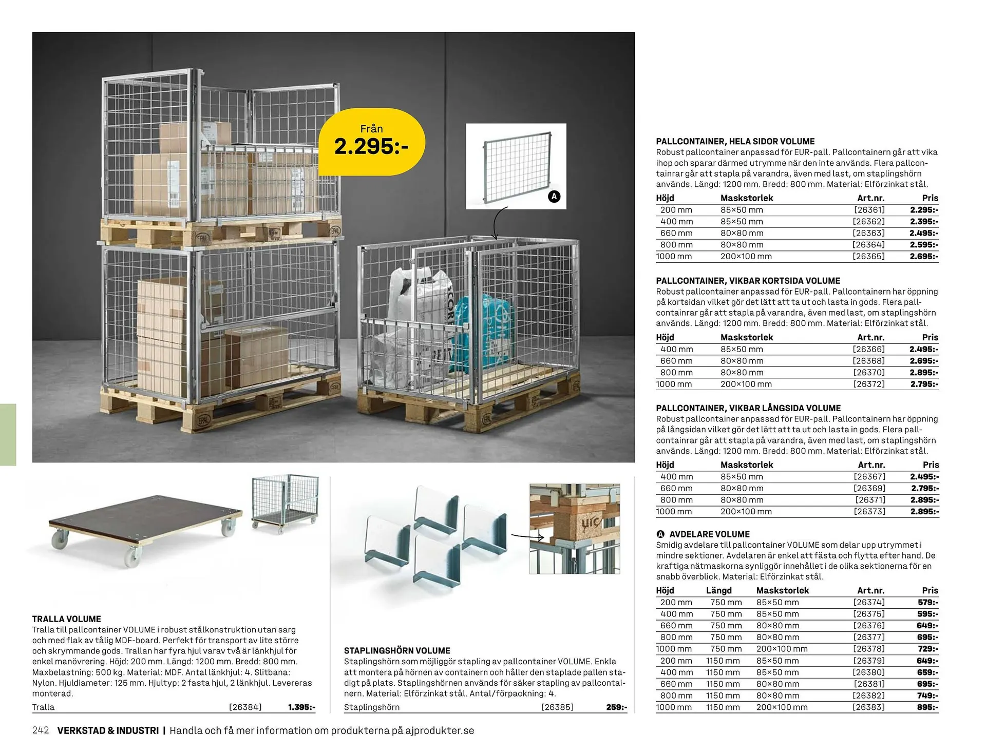 AJ Produkter reklamblad från 1 januari till 31 december 2025 - Reklamblad sidor 242
