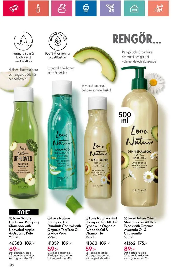 Oriflame reklamblad från 20 juni till 4 juli 2024 - Reklamblad sidor 138