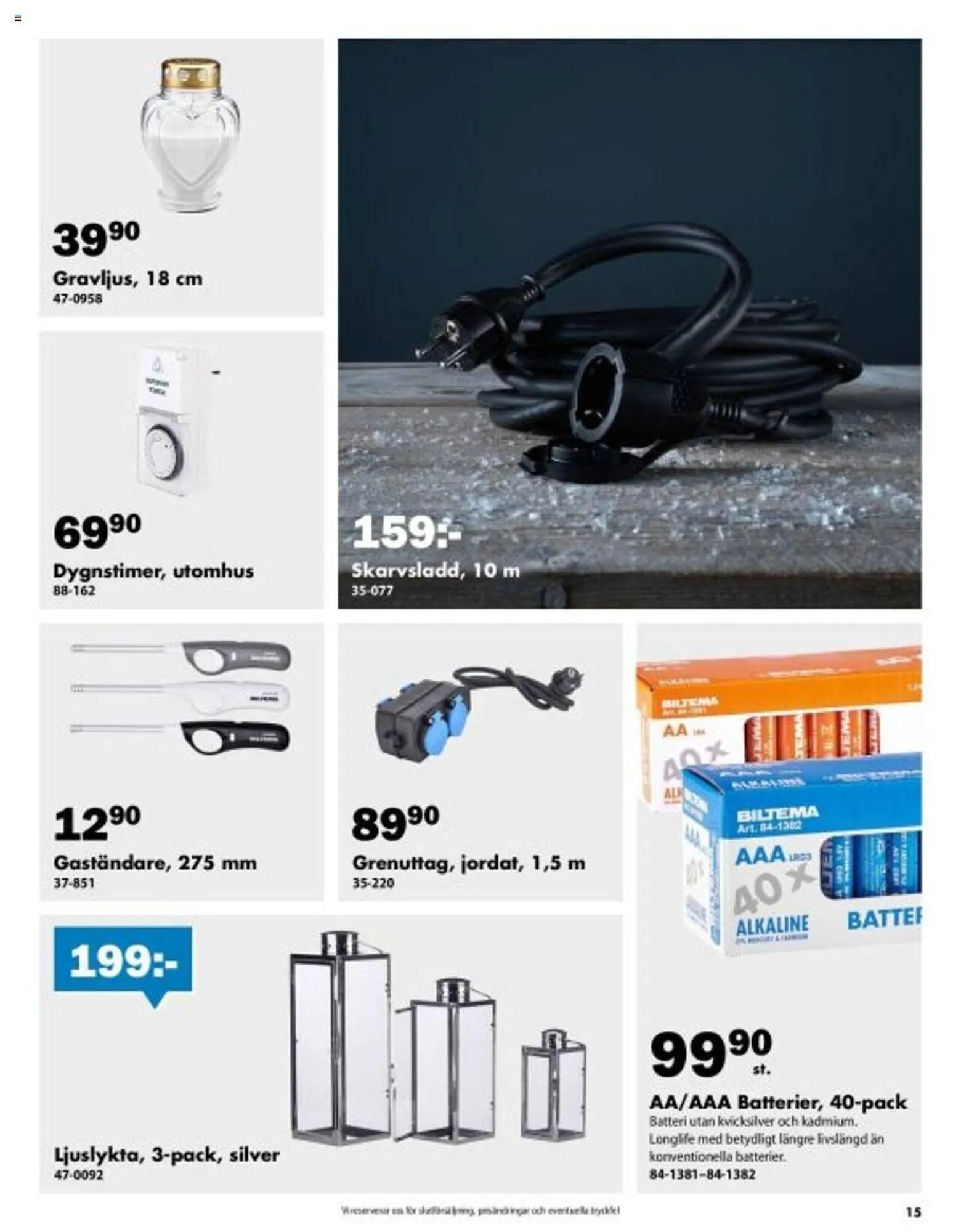 Biltema reklamblad från 17 oktober till 13 november 2024 - Reklamblad sidor 5