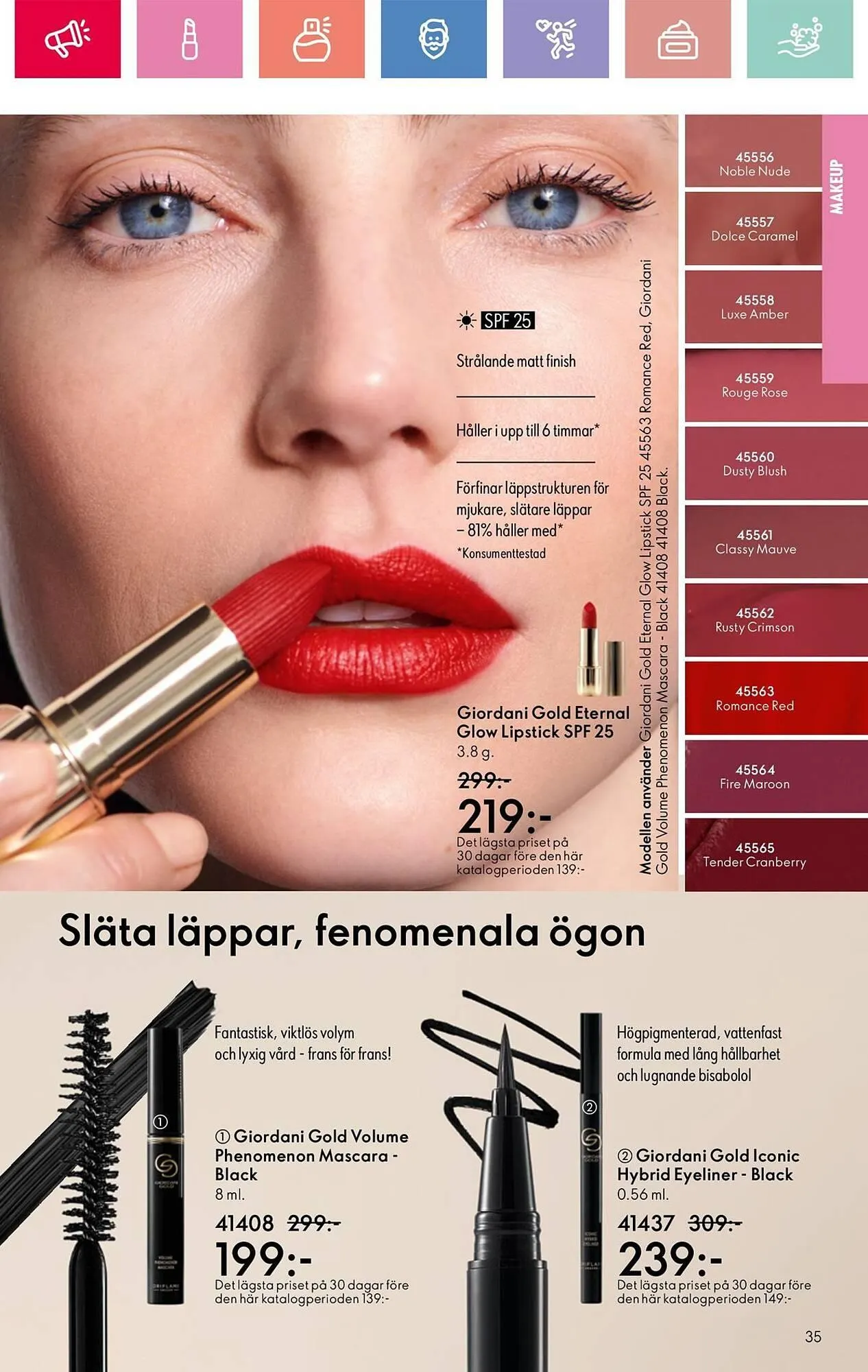 Oriflame reklamblad från 12 maj till 31 maj 2025 - Reklamblad sidor 35