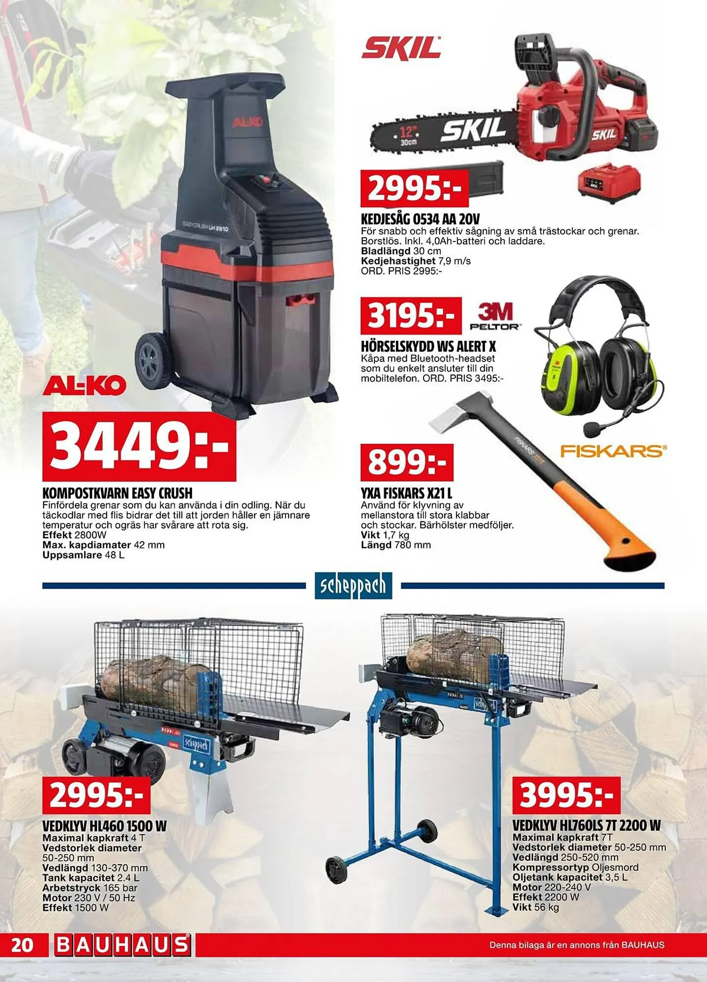 Bauhaus reklamblad från 11 september till 1 oktober 2023 - Reklamblad sidor 20