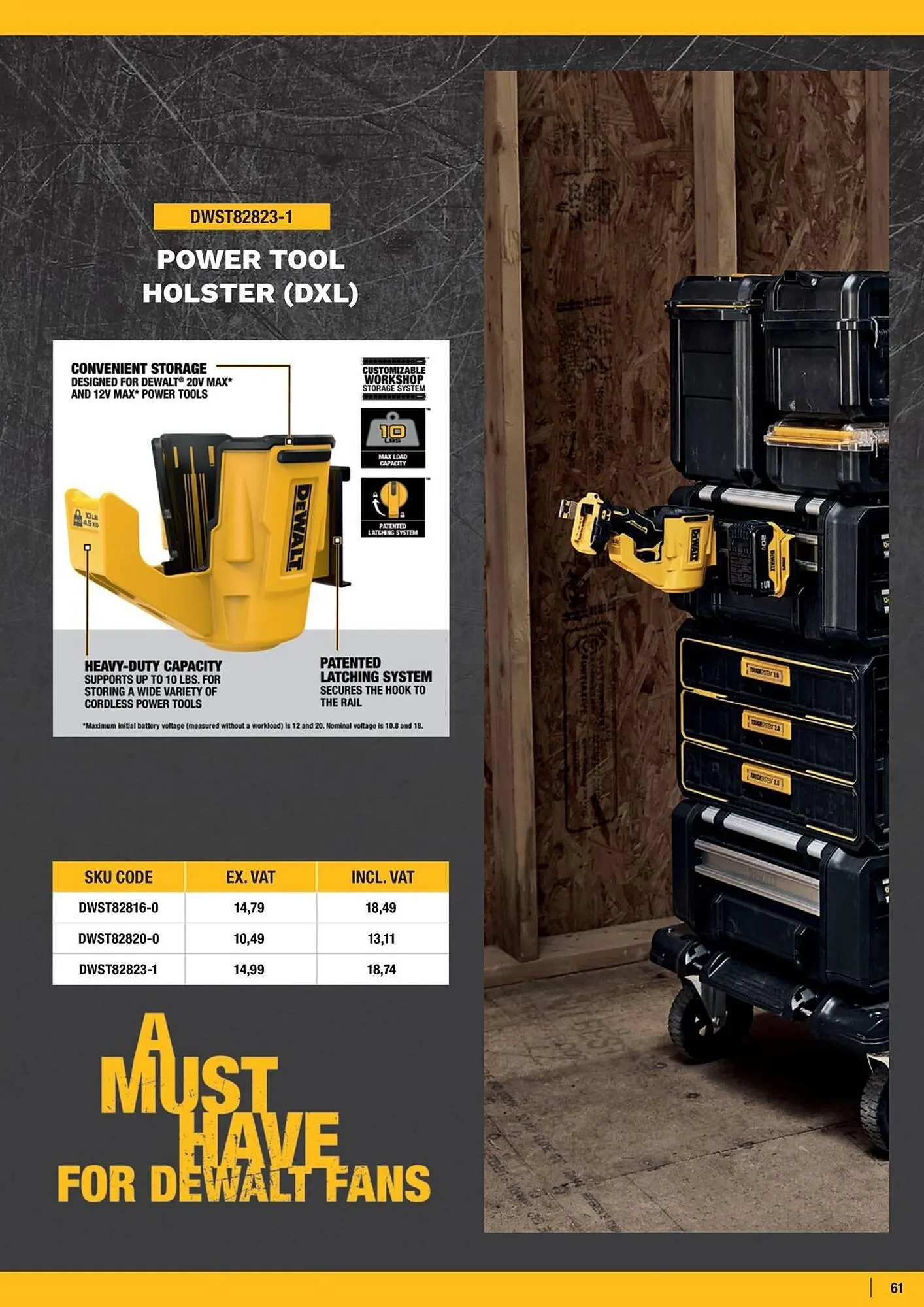 Dewalt reklamblad från 21 mars till 31 maj 2025 - Reklamblad sidor 61
