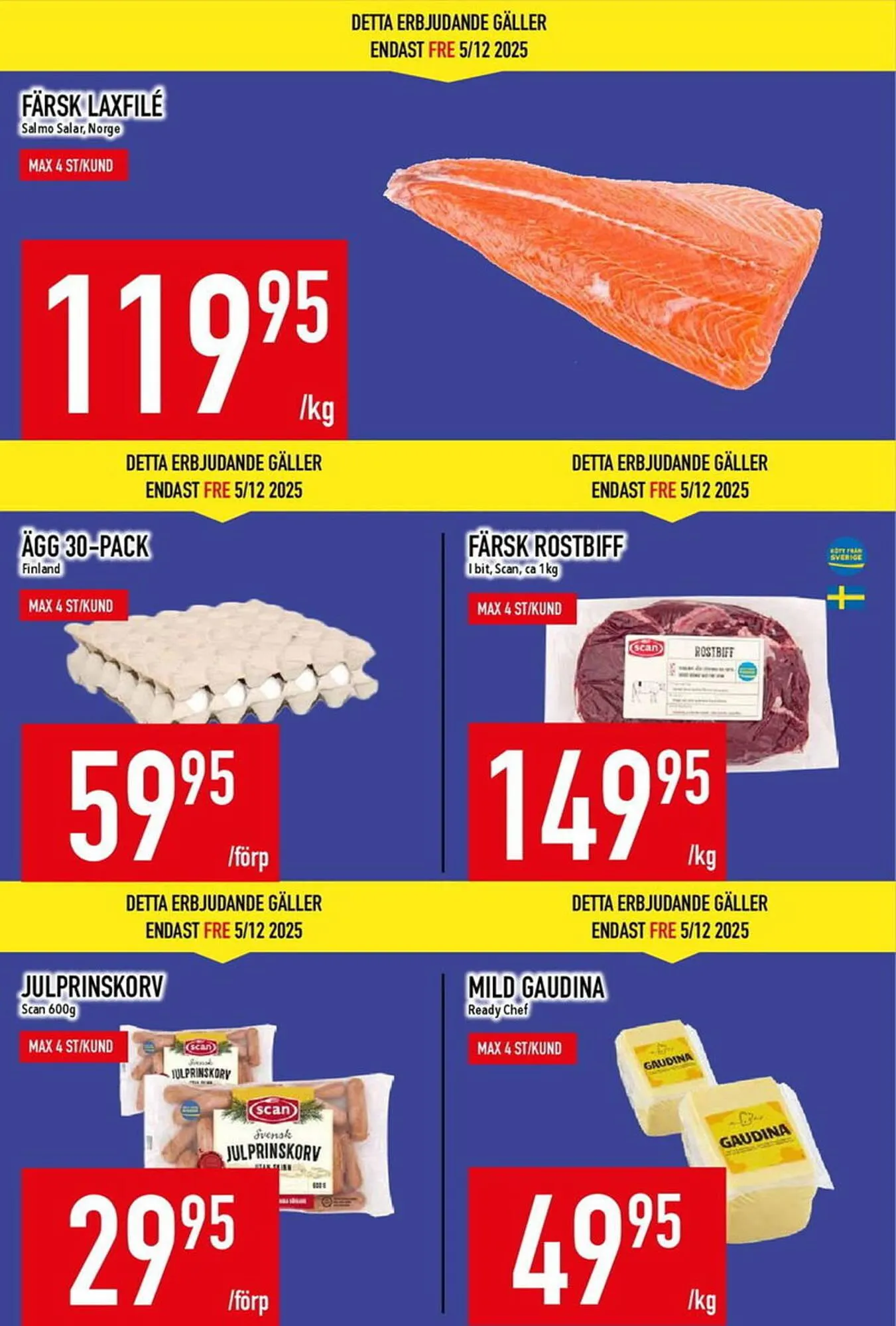 Matdax reklamblad från 1 december till 7 december 2025 - Reklamblad sidor 5