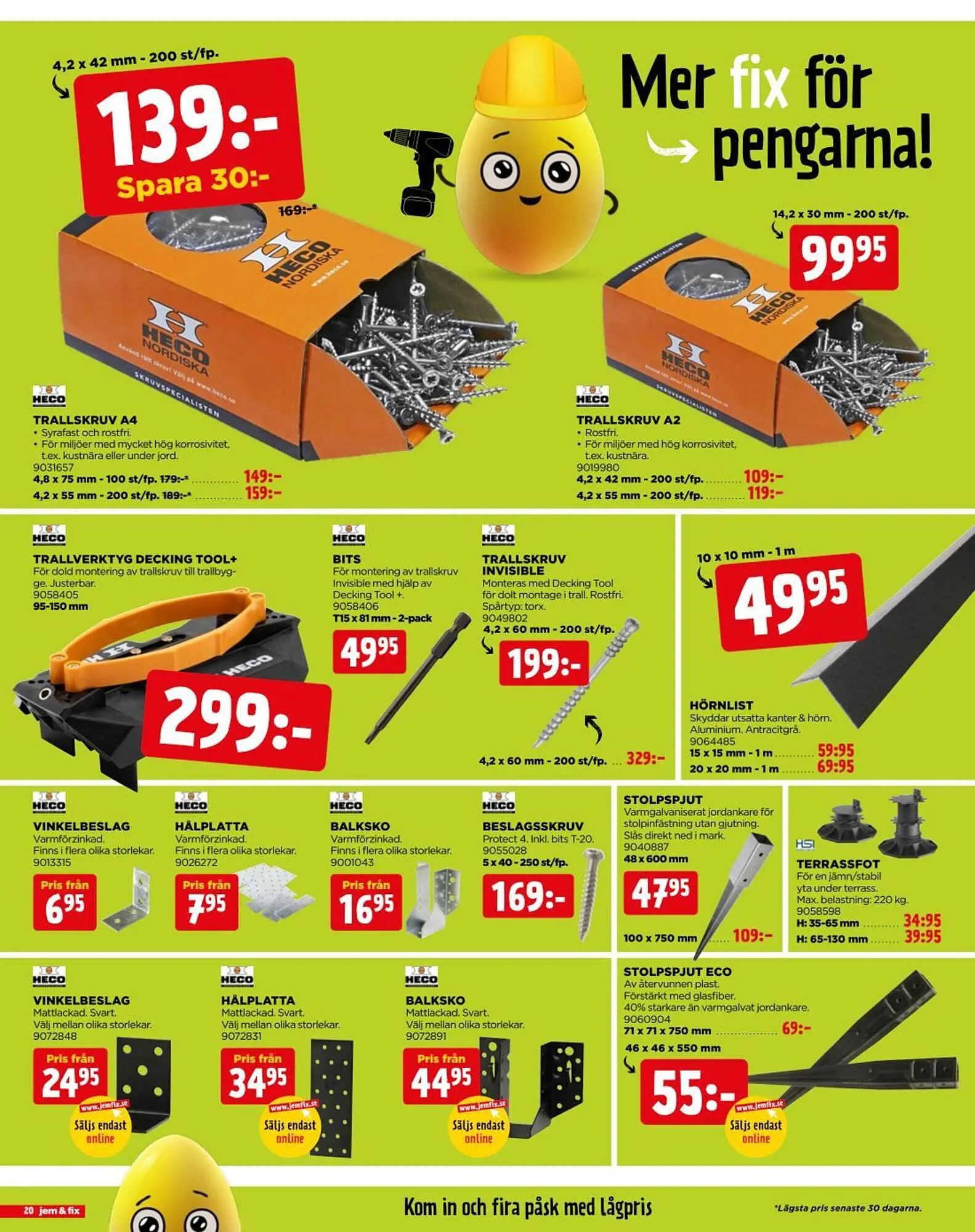 Jem&Fix reklamblad från 14 april till 20 april 2025 - Reklamblad sidor 20