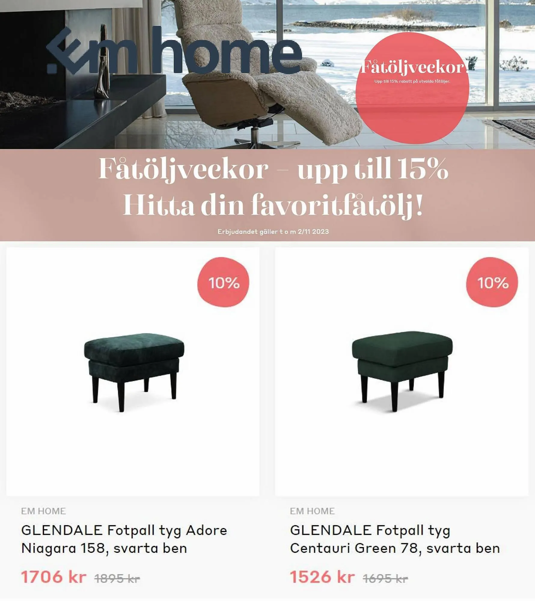 EM Home reklamblad från 3 oktober till 2 november 2023 - Reklamblad sidor 7