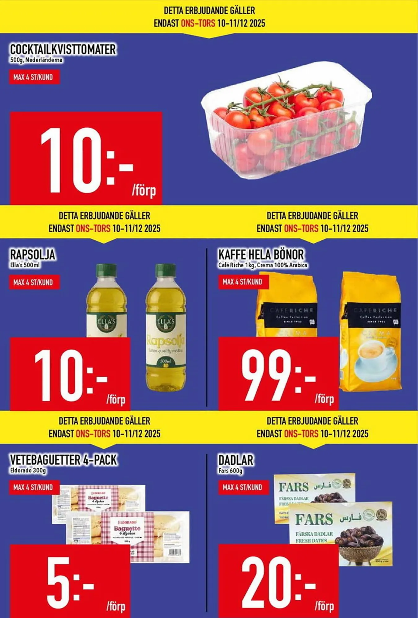 Matdax reklamblad från 8 december till 14 december 2025 - Reklamblad sidor 3