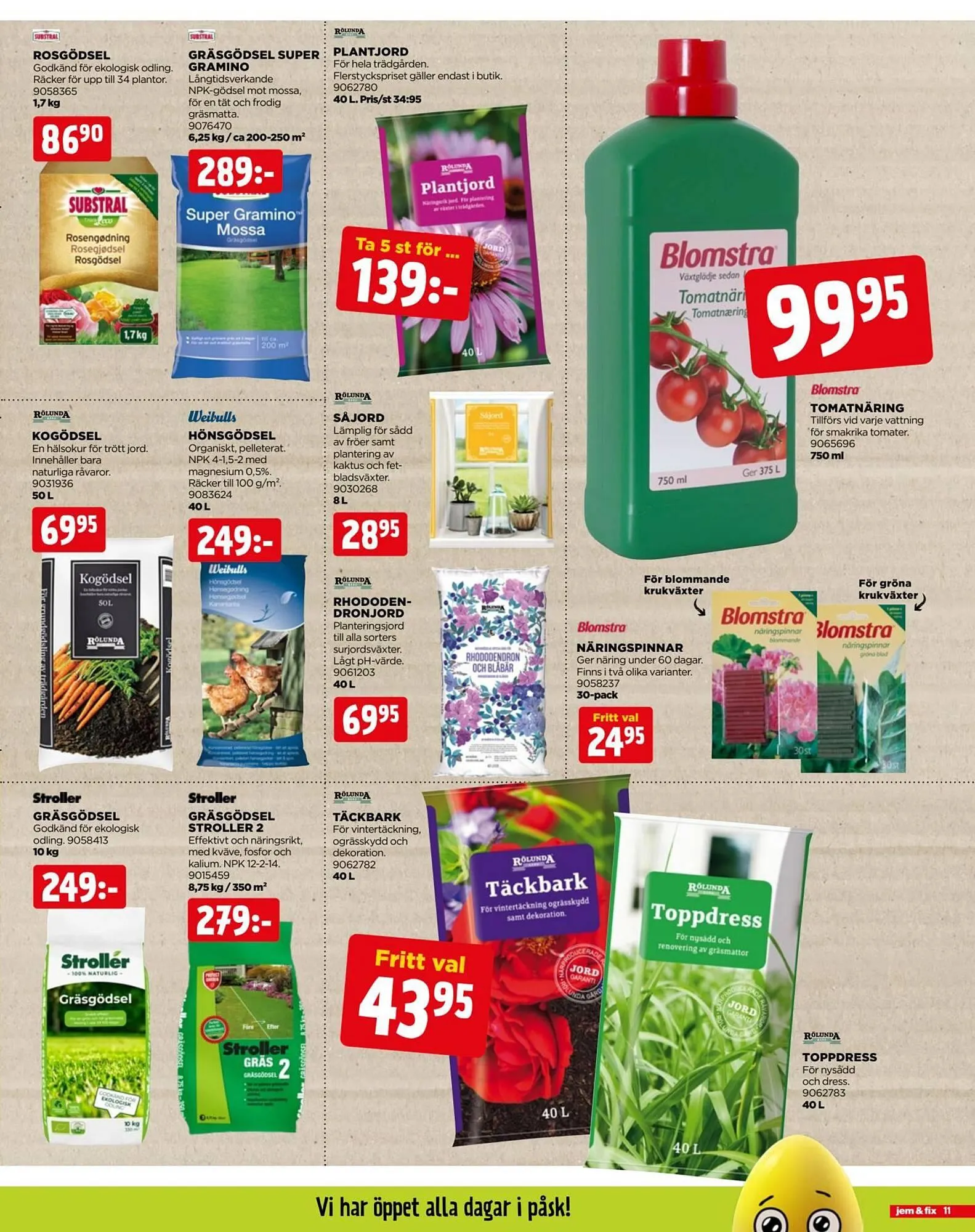 Jem&Fix reklamblad från 30 mars till 6 april 2026 - Reklamblad sidor 11