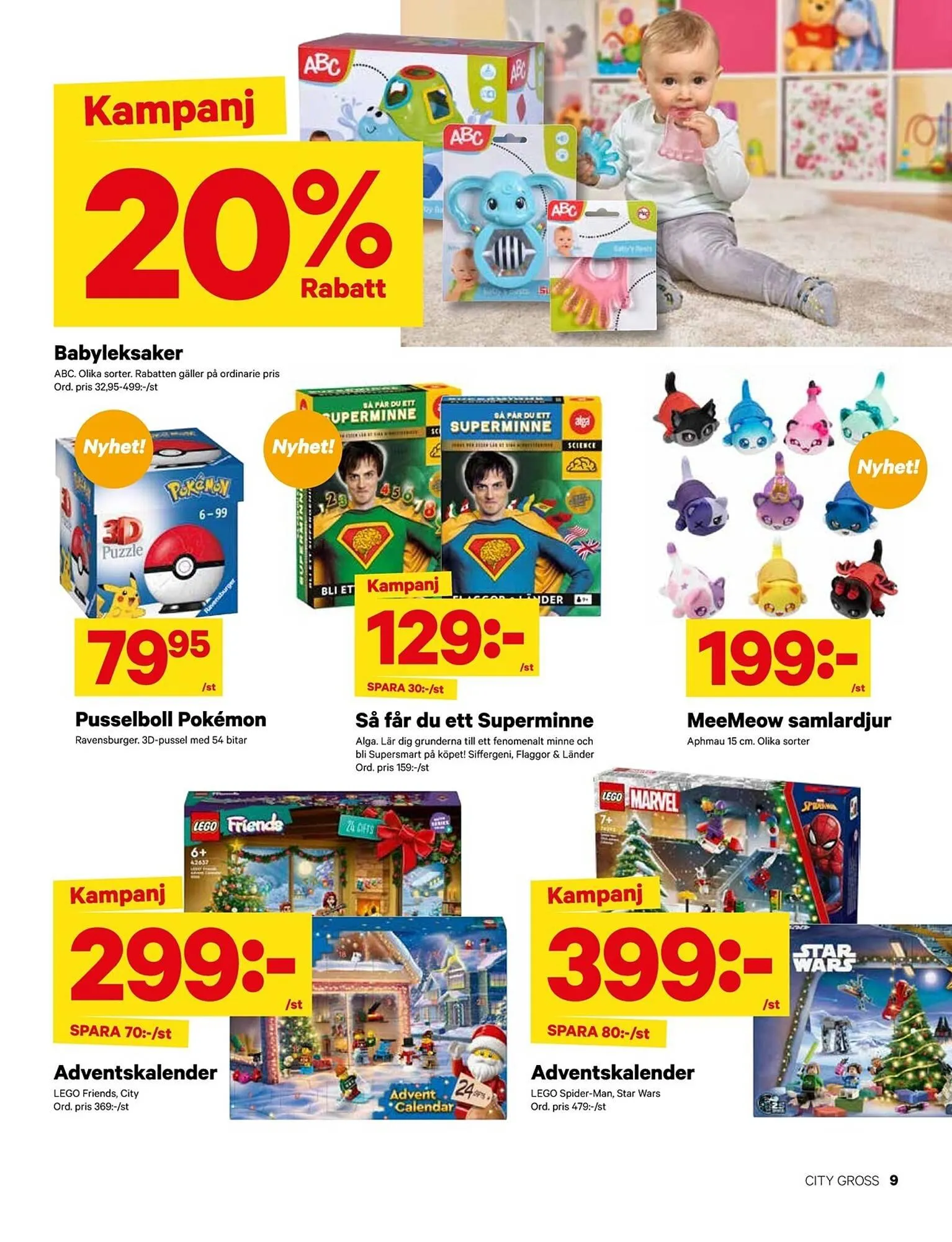 City Gross reklamblad från 21 oktober till 17 november 2024 - Reklamblad sidor 9