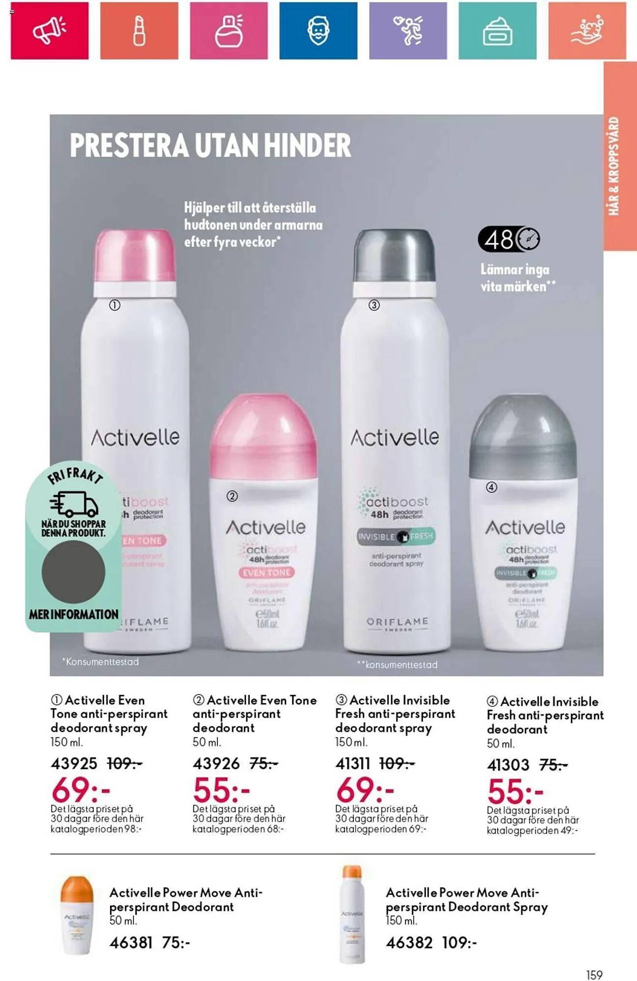 Oriflame reklamblad från 12 september till 2 oktober 2024 - Reklamblad sidor 159