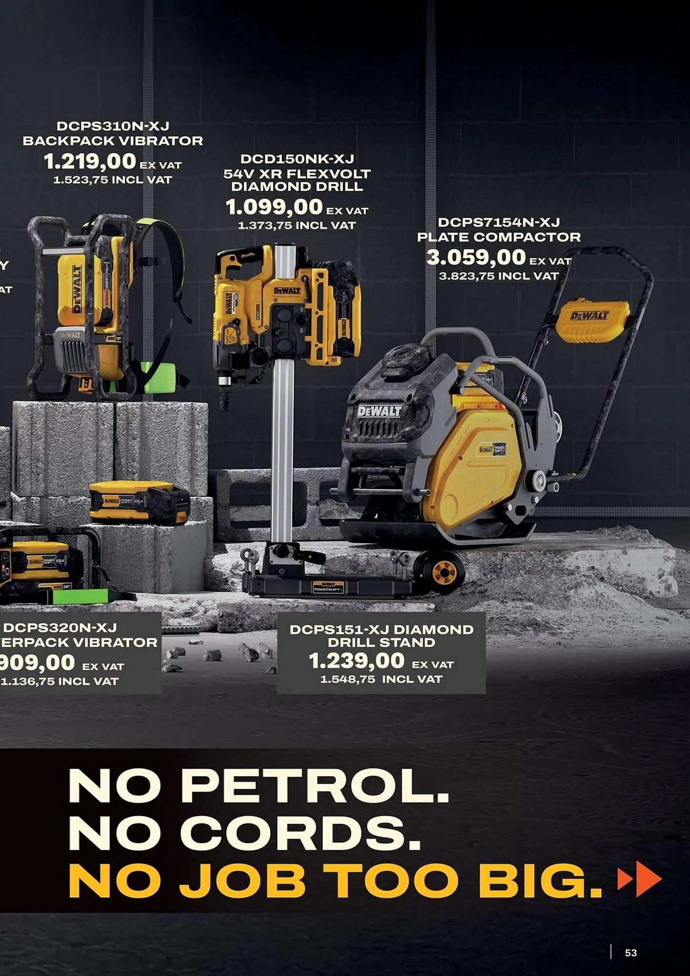 Dewalt reklamblad från 21 mars till 31 maj 2025 - Reklamblad sidor 53