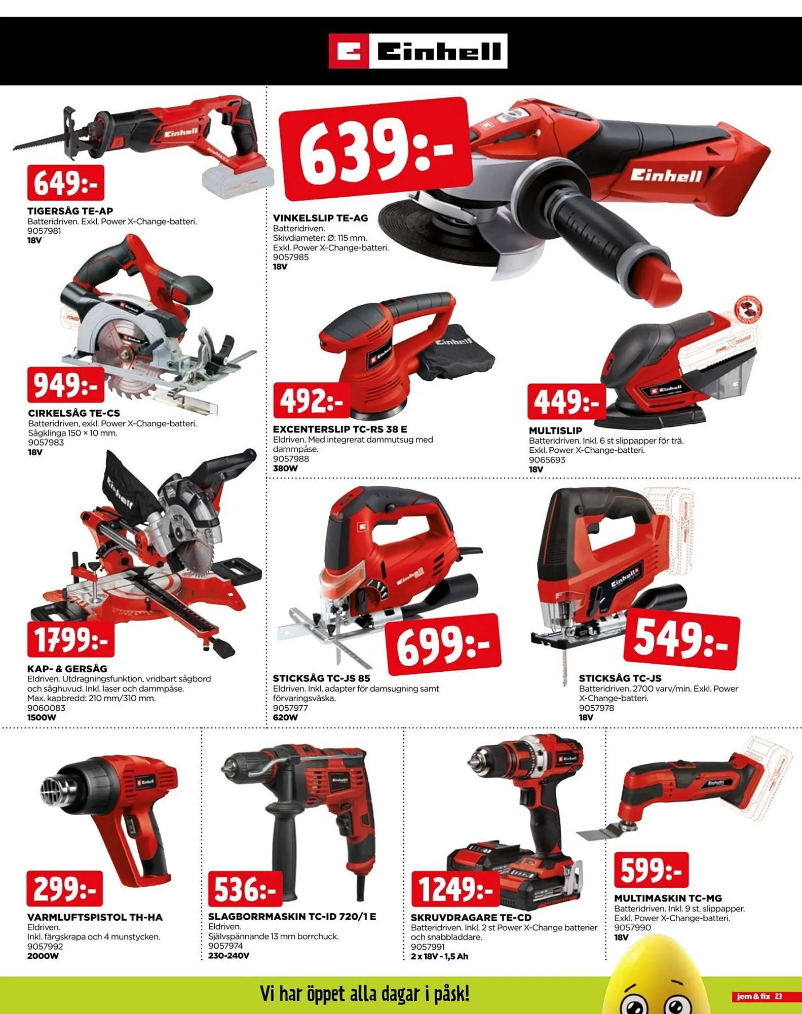 Jem&Fix reklamblad från 30 mars till 6 april 2026 - Reklamblad sidor 23