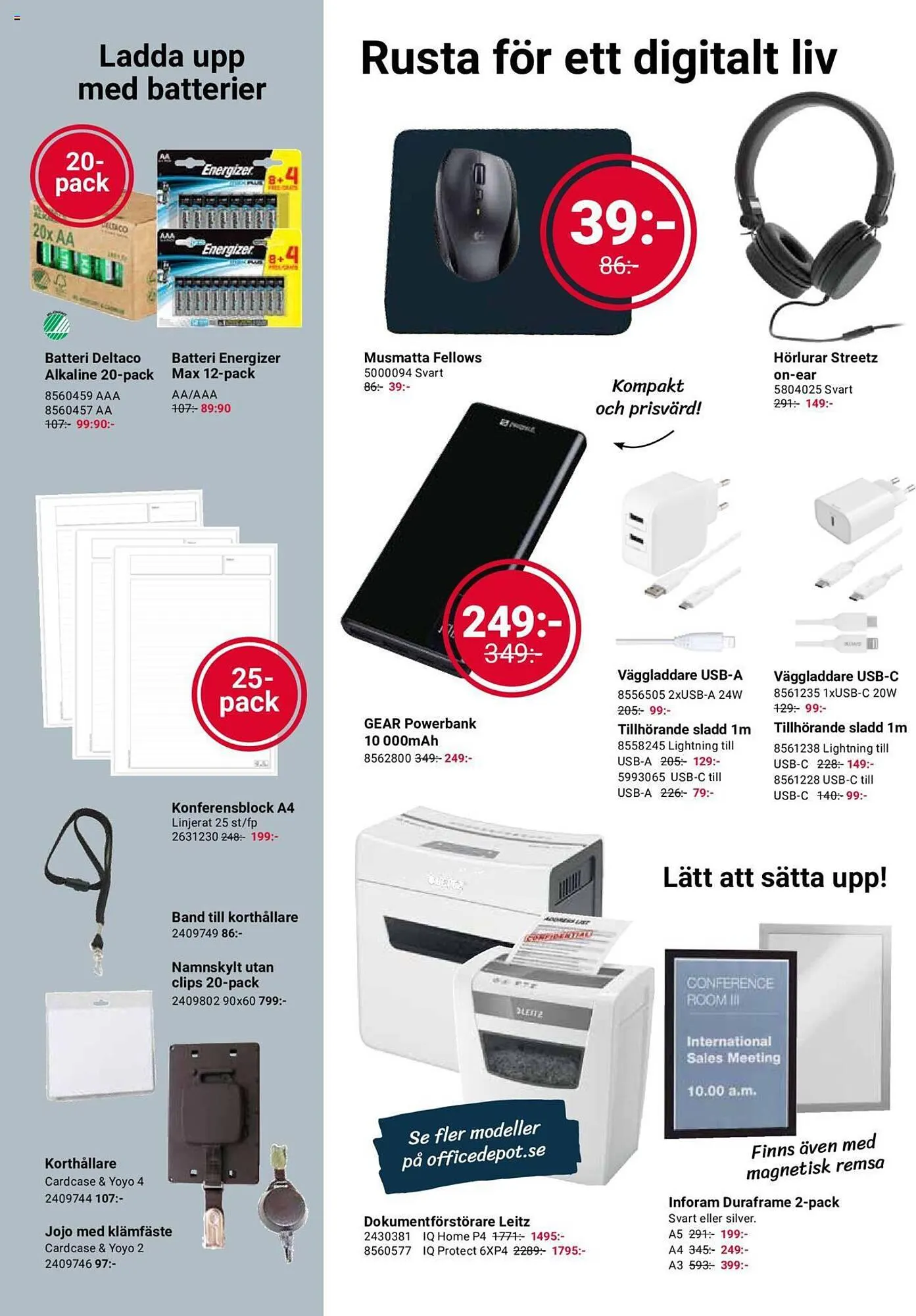 Office Depot reklamblad från 1 september till 30 september 2023 - Reklamblad sidor 4