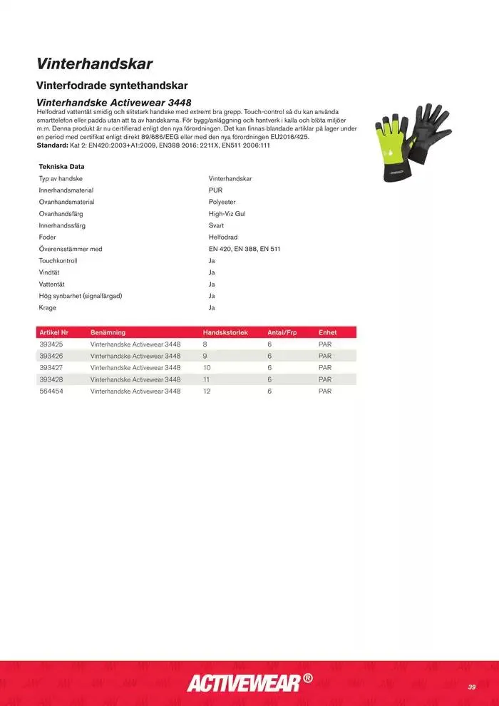 Activewear från 30 oktober till 13 november 2024 - Reklamblad sidor 41