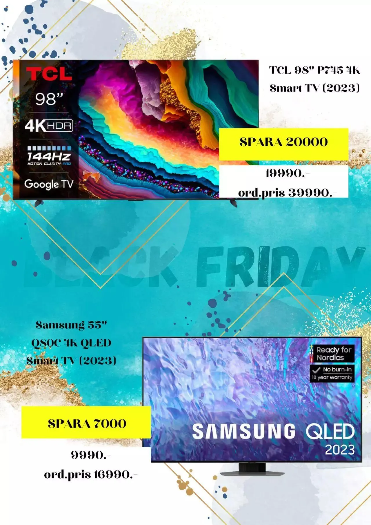 Elgiganten - Black friday från 24 november till 27 november 2023 - Reklamblad sidor 2