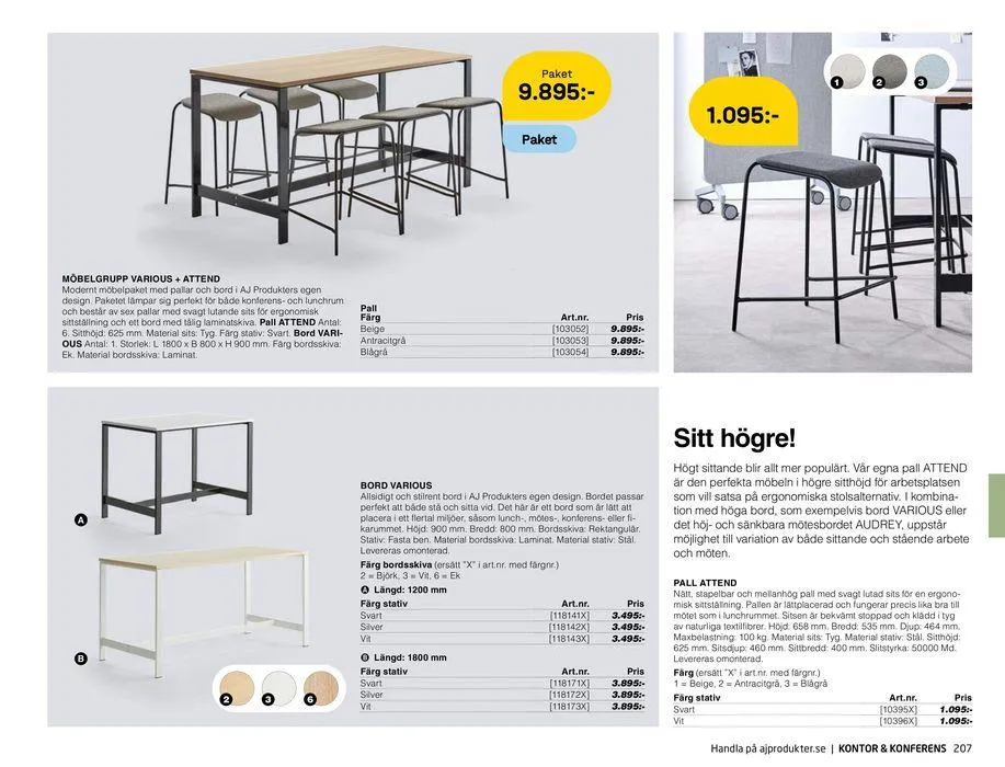 AJ Produkter! från 28 maj till 31 december 2024 - Reklamblad sidor 207
