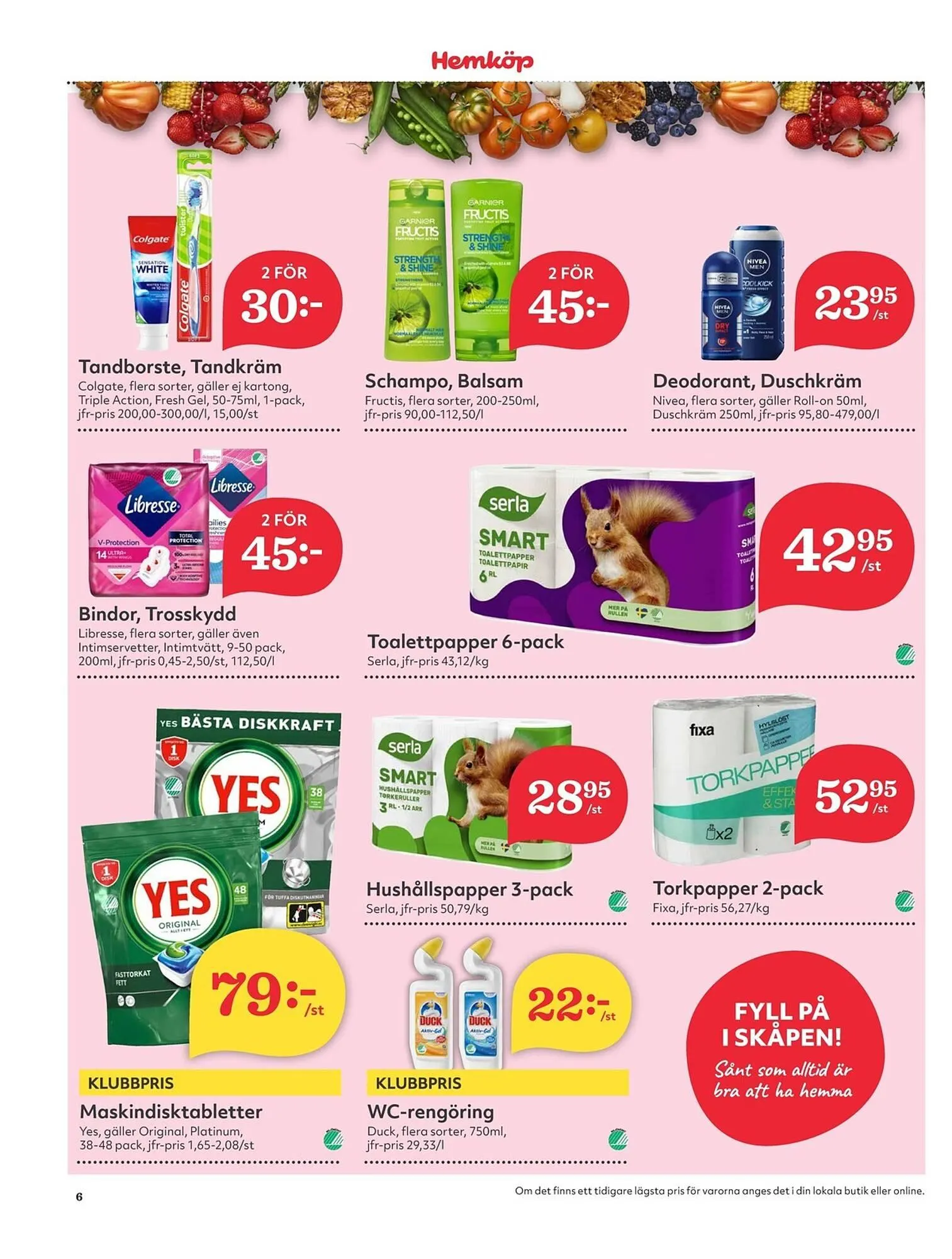 Hemköp reklamblad från 23 juni till 29 juni 2025 - Reklamblad sidor 6