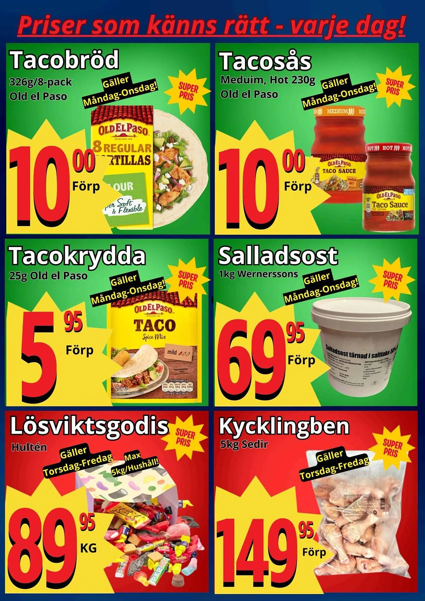 Supergrossen reklamblad från 9 mars till 16 mars 2026 - Reklamblad sidor 2