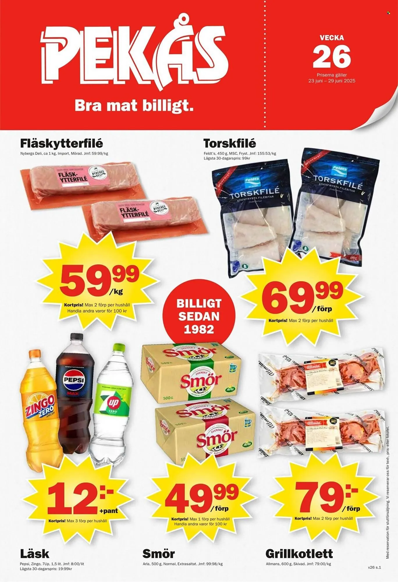 Pekås reklamblad - 1