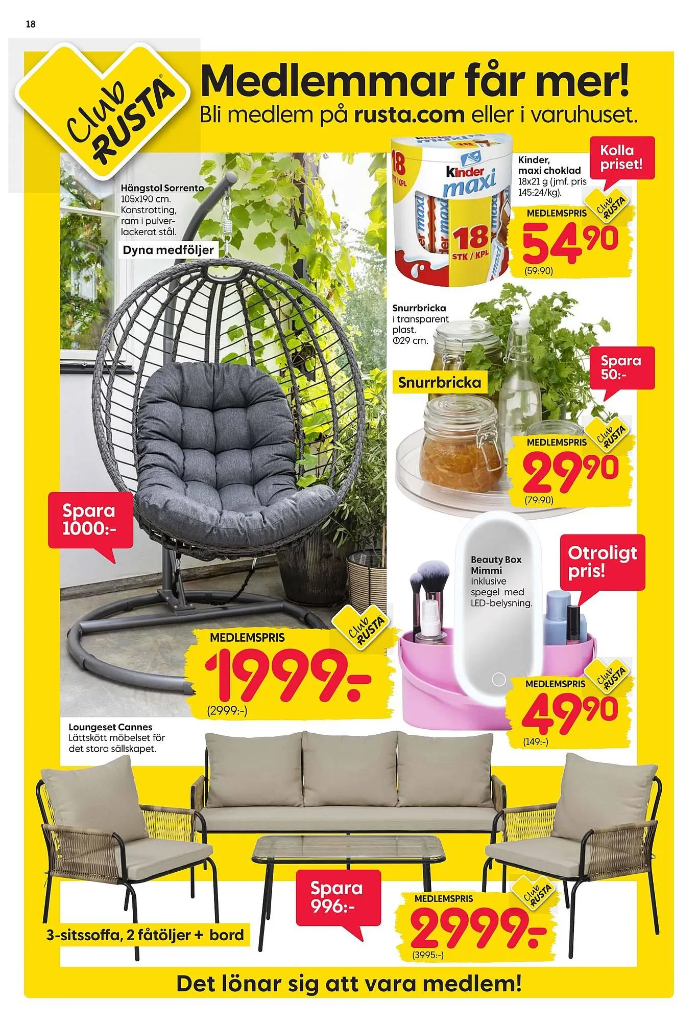 Rusta reklamblad från 5 maj till 10 maj 2025 - Reklamblad sidor 18