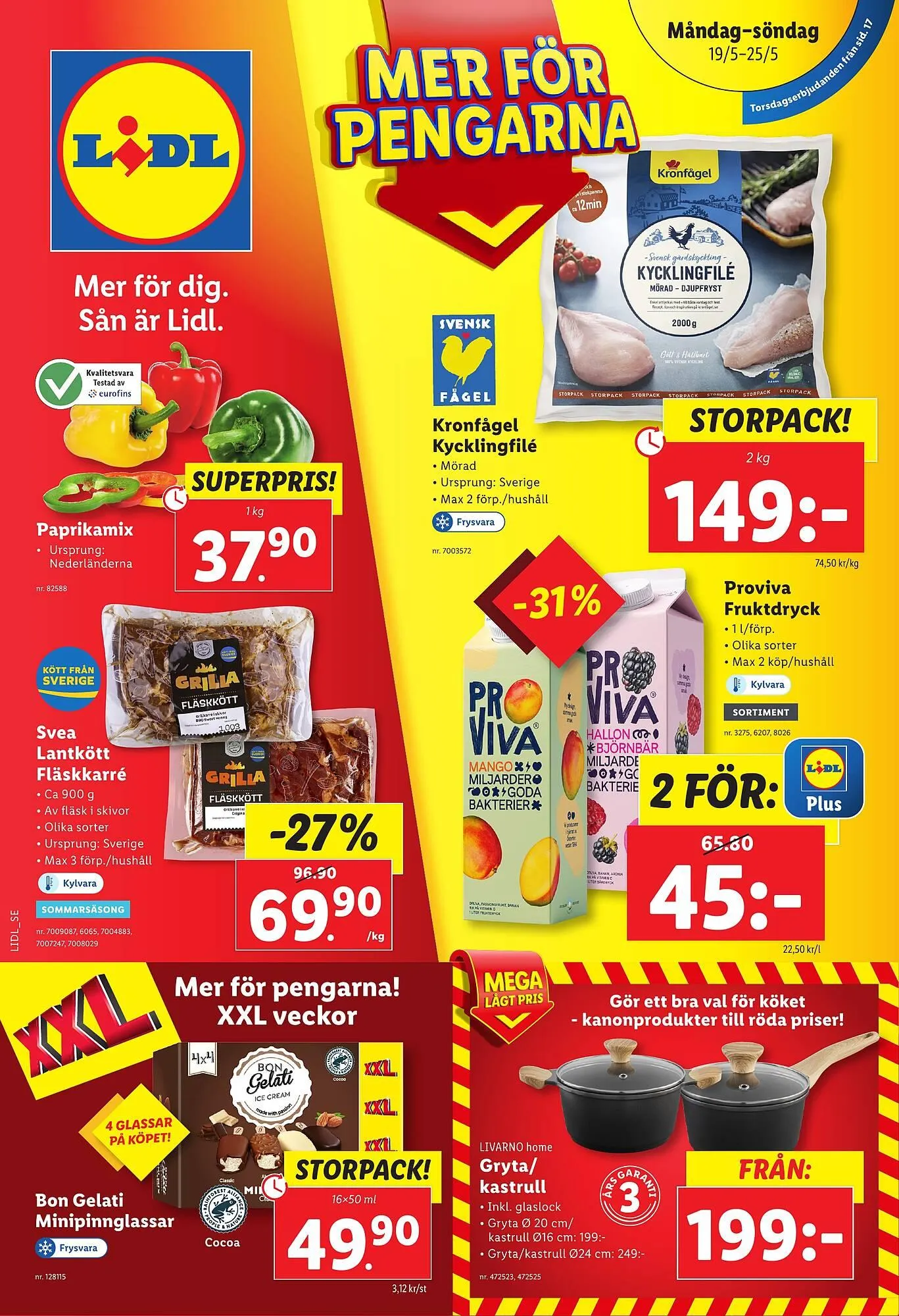 Lidl reklamblad från 19 maj till 25 maj 2025 - Reklamblad sidor 1