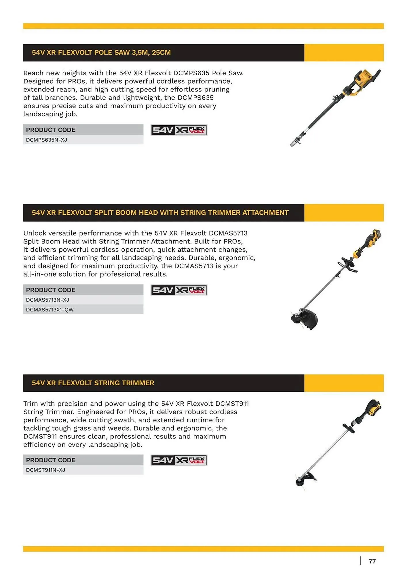 Dewalt reklamblad från 18 oktober till 1 november 2025 - Reklamblad sidor 77
