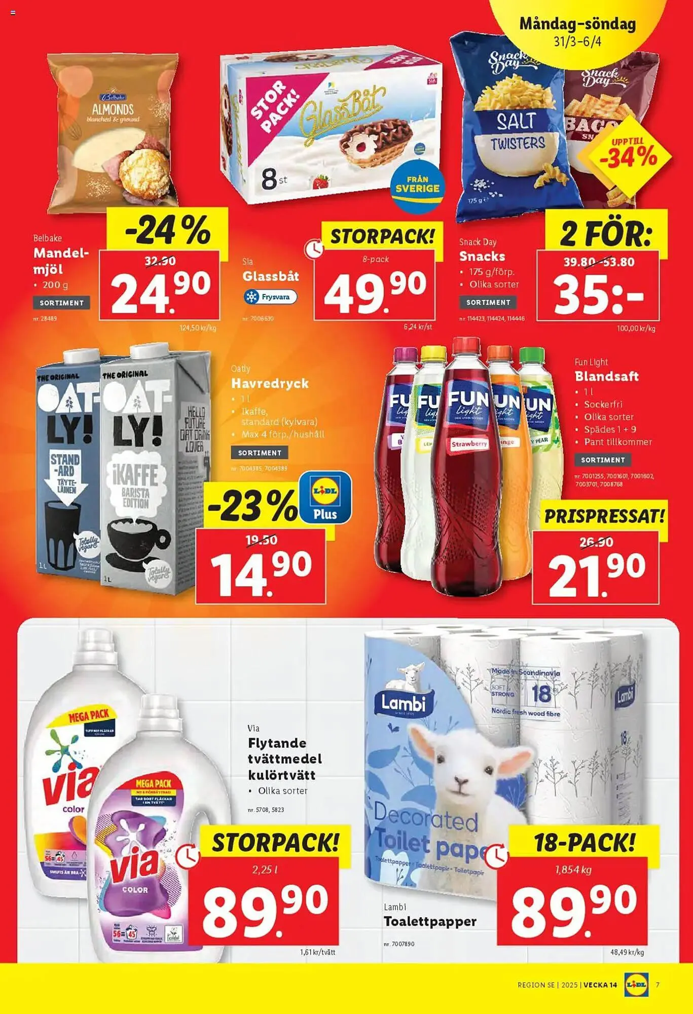 Lidl reklamblad från 31 mars till 6 april 2025 - Reklamblad sidor 7