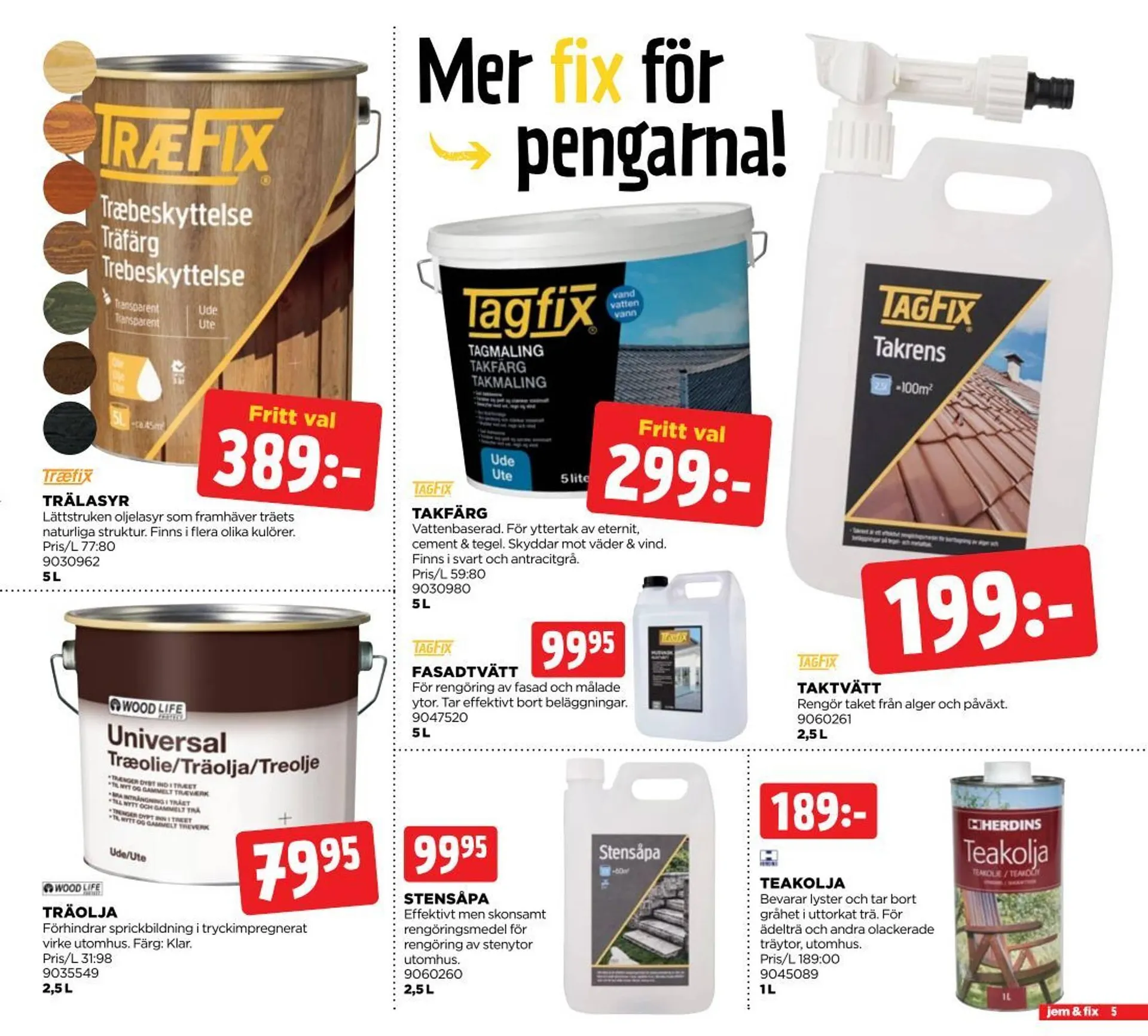 Jem&Fix reklamblad från 10 mars till 23 mars 2025 - Reklamblad sidor 5