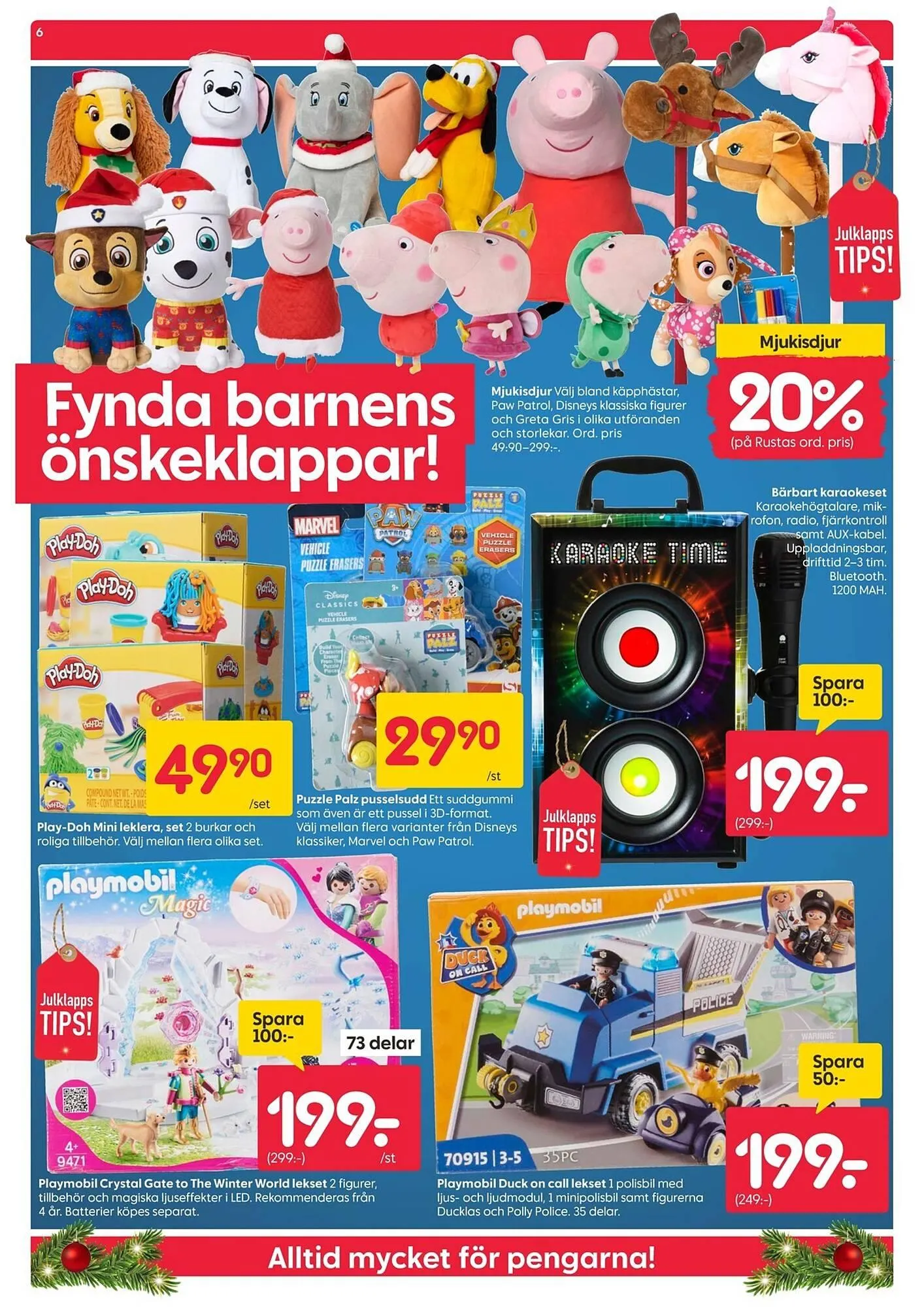 Rusta reklamblad från 4 december till 10 december 2023 - Reklamblad sidor 6