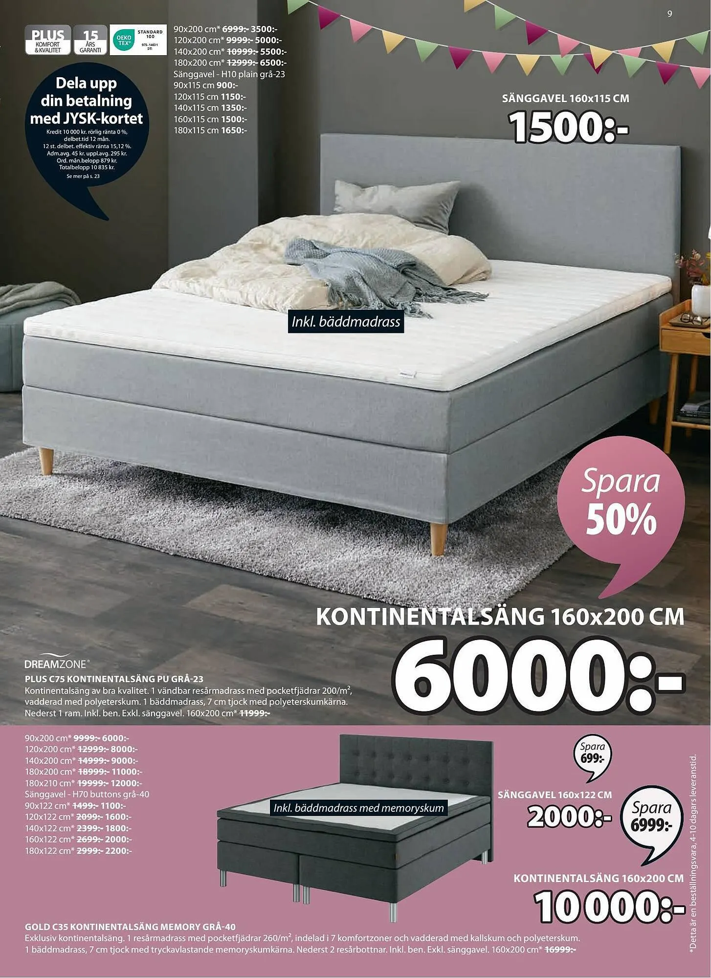 JYSK reklamblad från 25 september till 8 oktober 2023 - Reklamblad sidor 9