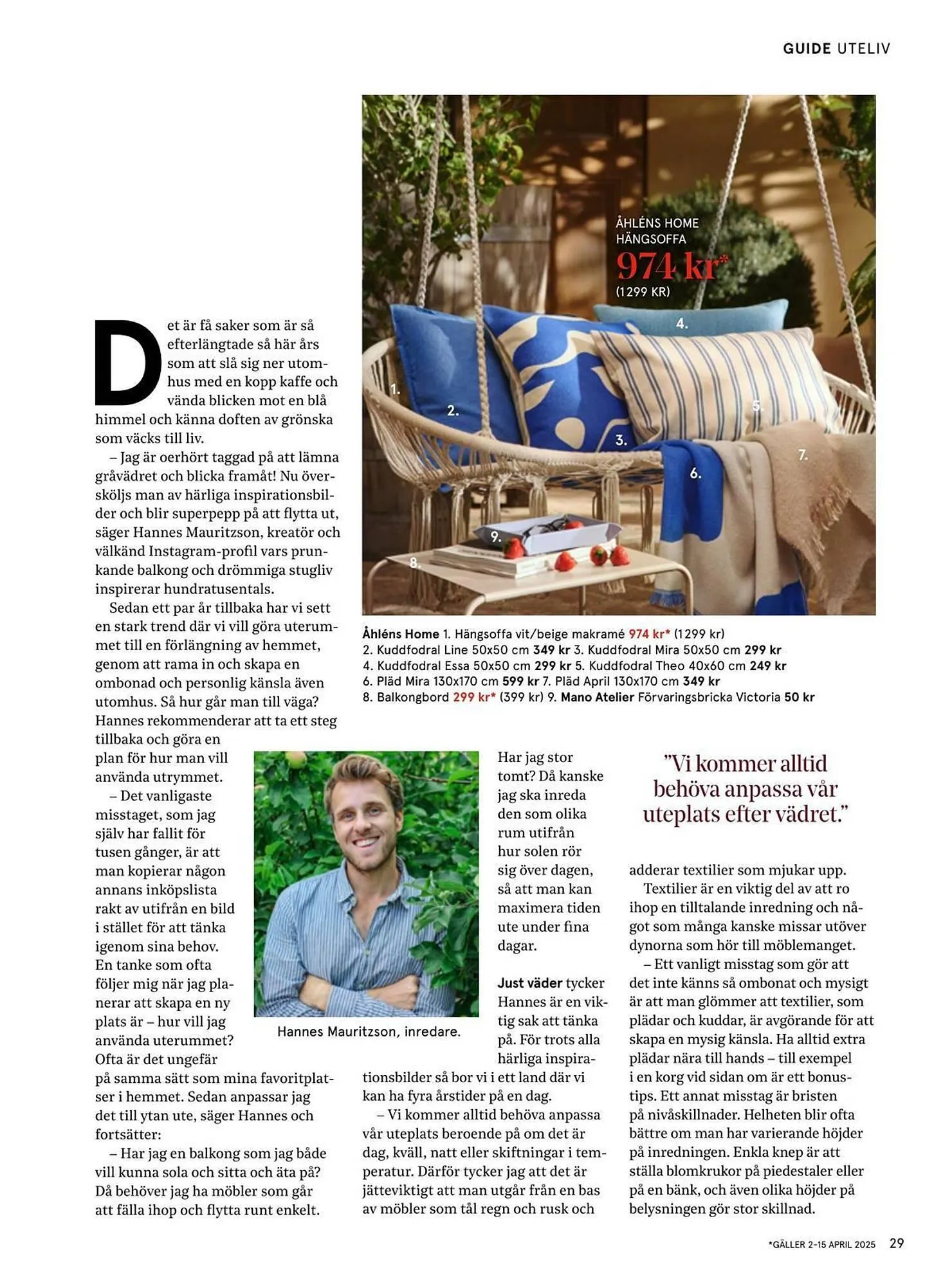 Åhléns reklamblad från 2 april till 22 april 2025 - Reklamblad sidor 29