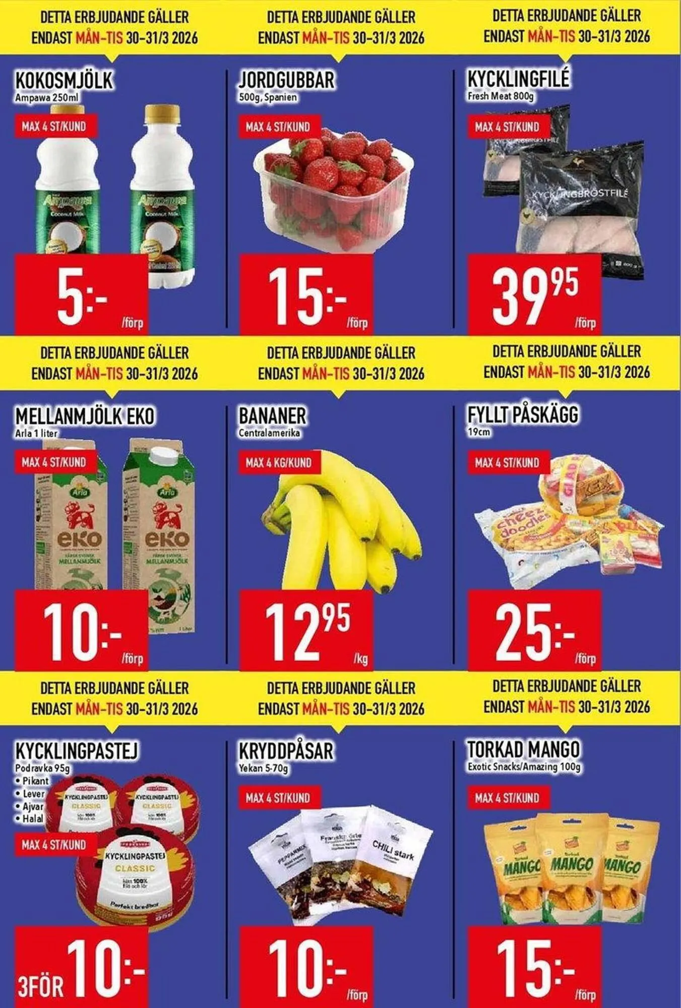 Matdax reklamblad från 30 mars till 5 april 2026 - Reklamblad sidor 2