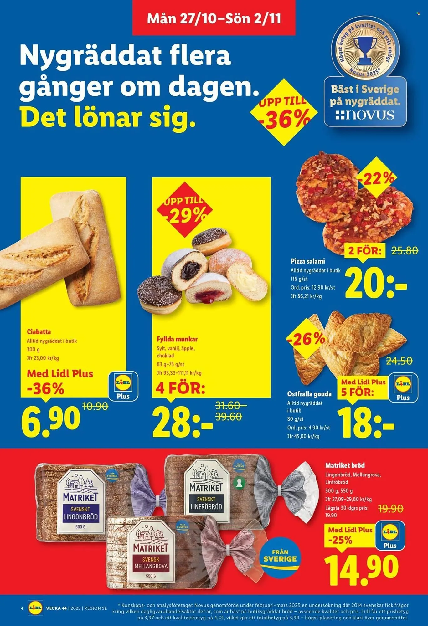 Lidl reklamblad från 27 oktober till 2 november 2025 - Reklamblad sidor 4