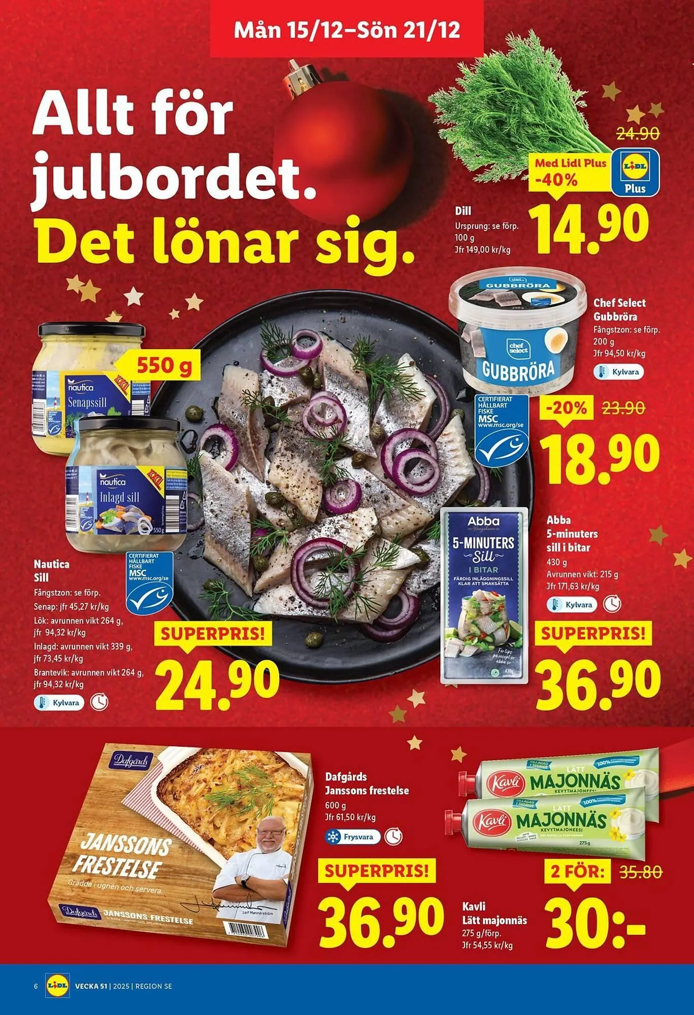 Lidl reklamblad från 15 december till 21 december 2025 - Reklamblad sidor 6