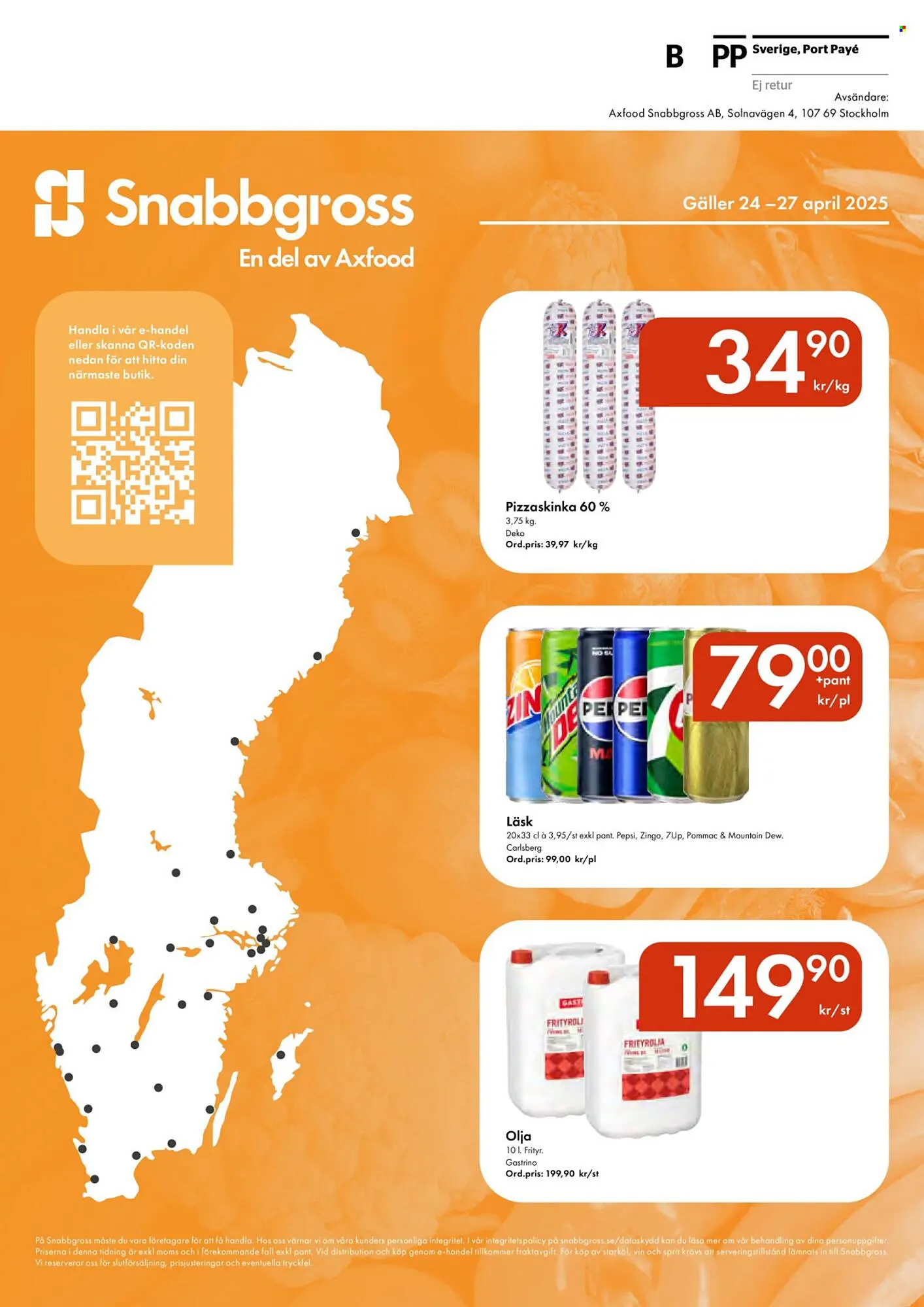 Snabbgross reklamblad från 24 april till 27 april 2025 - Reklamblad sidor 12