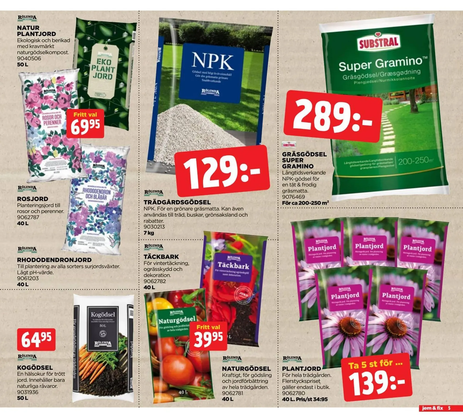 Jem&Fix reklamblad från 23 juni till 29 juni 2025 - Reklamblad sidor 5