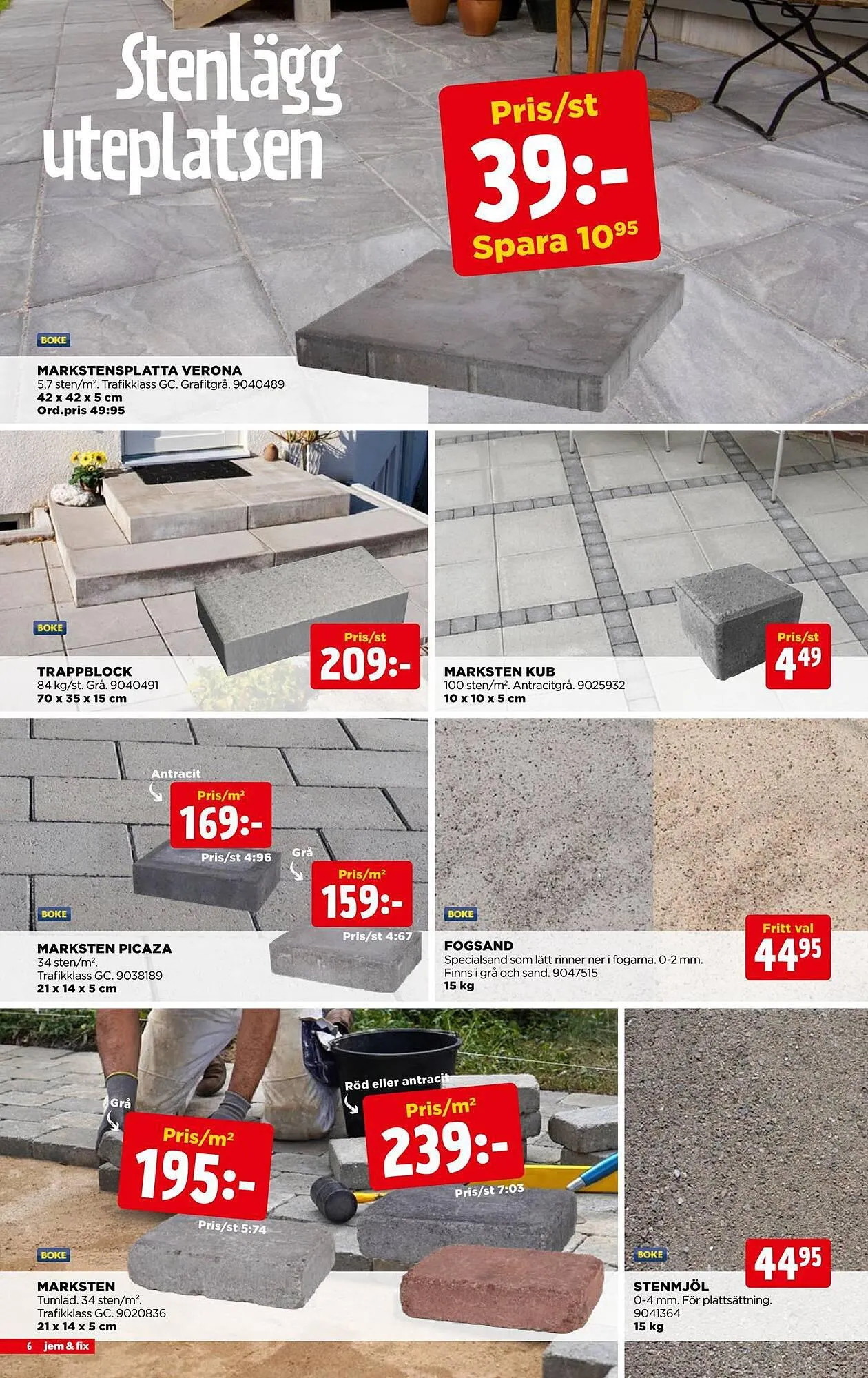 Jem&Fix reklamblad från 27 augusti till 10 september 2023 - Reklamblad sidor 6